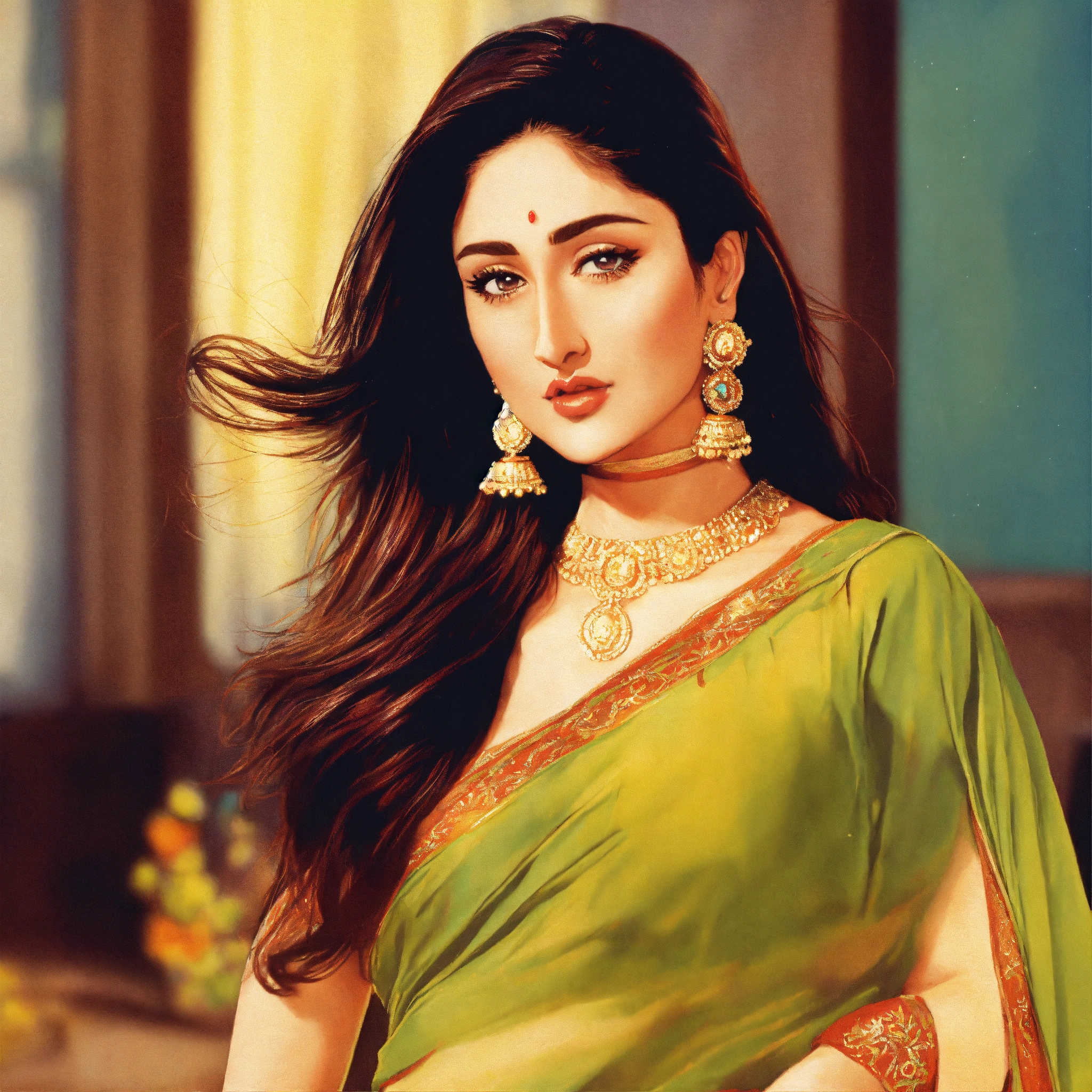 lexica-vintage-90-s-anime-style-kareena-kapoor