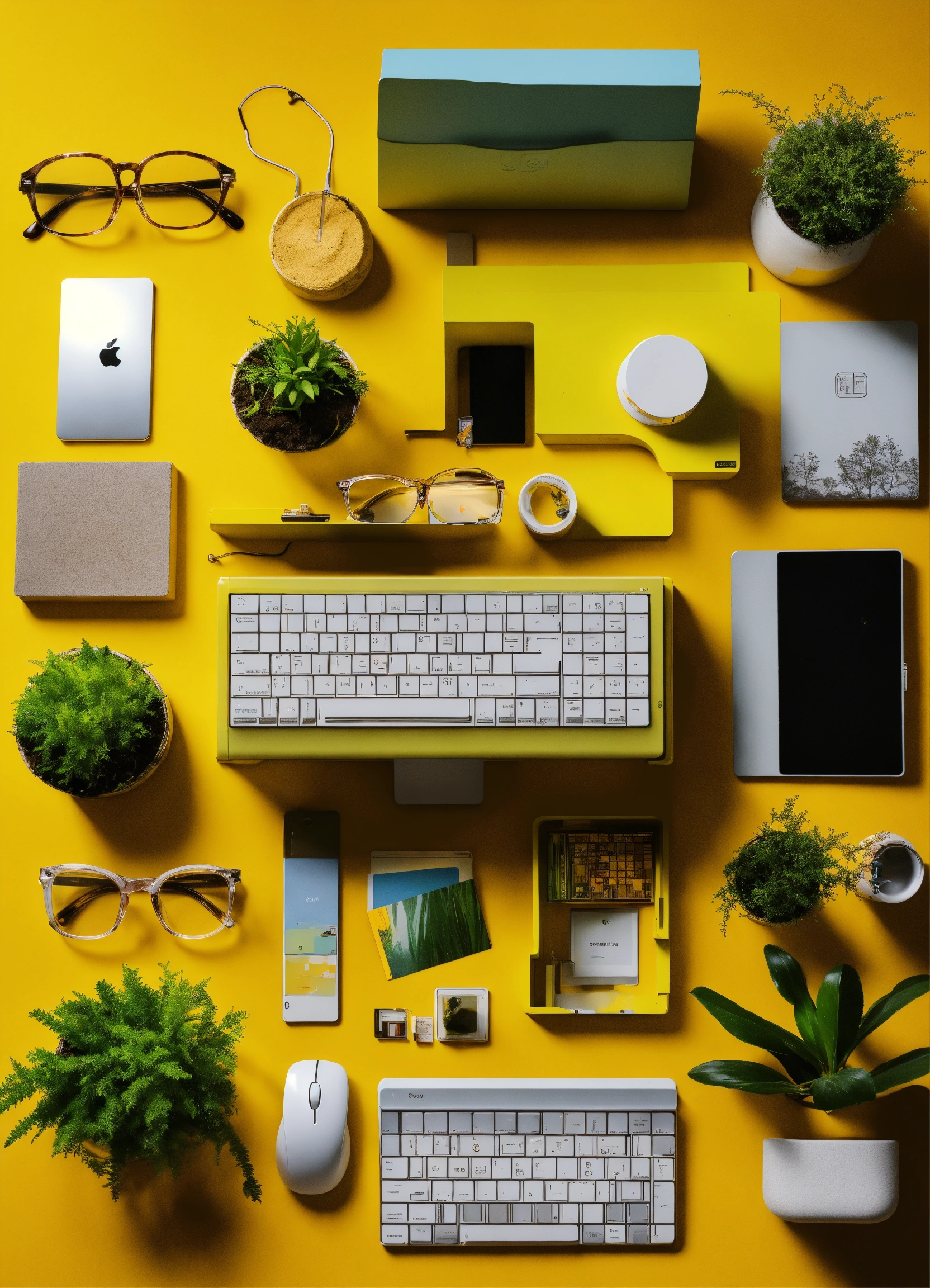 Lexica - 'objects of a computer graphic designer, suit and accessories ...