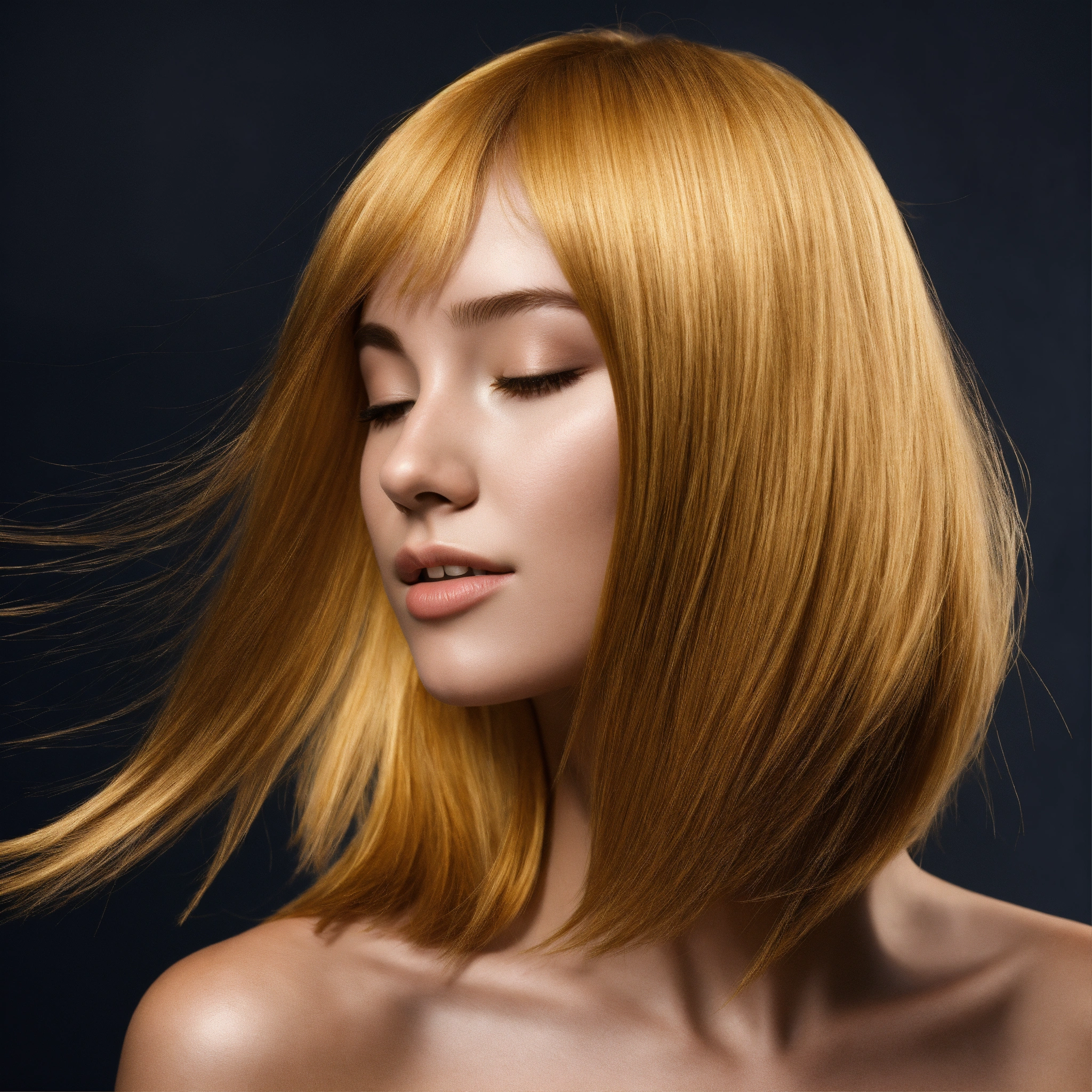 Lexica - Smooth Gold Hair