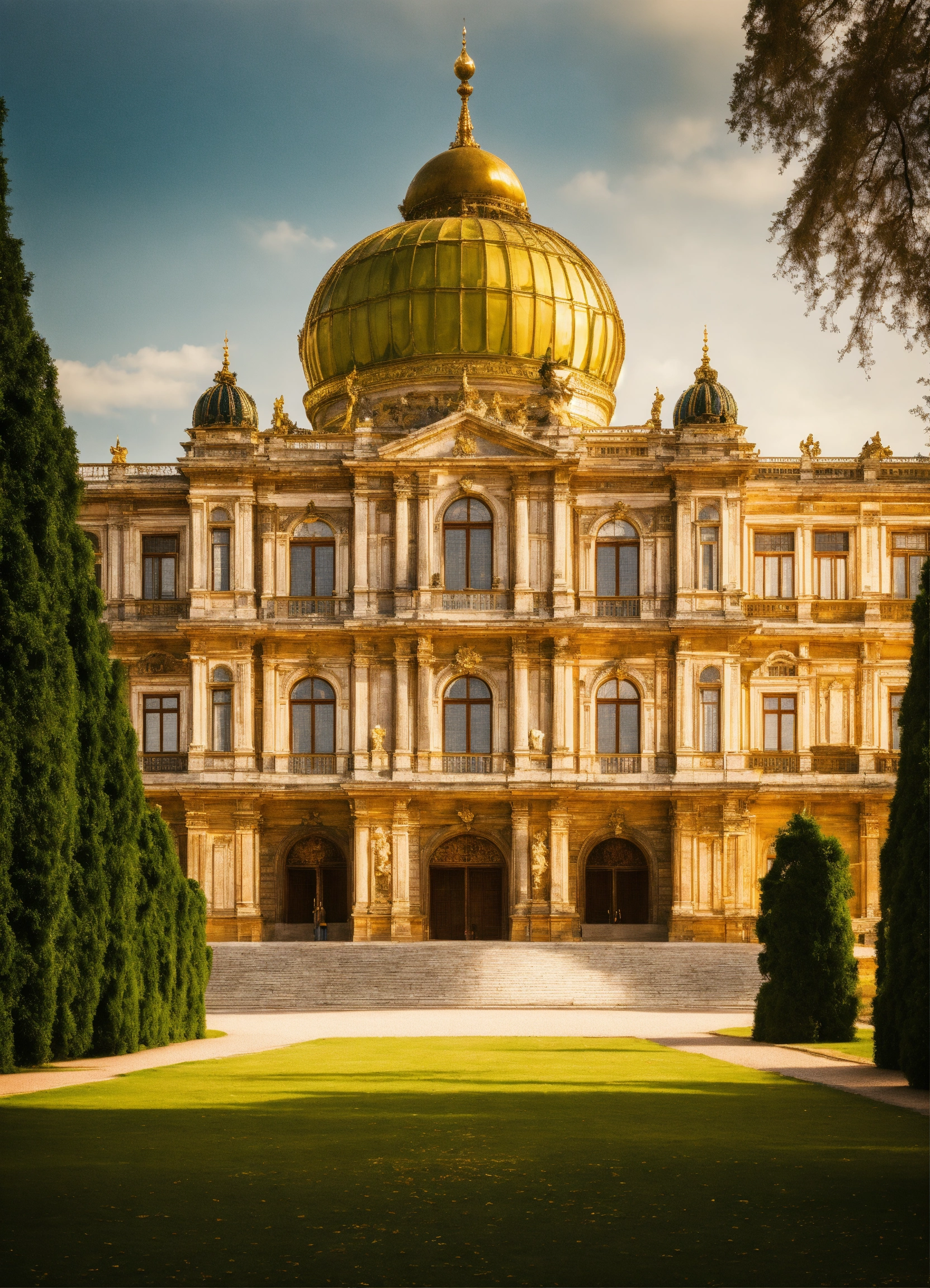 Lexica - A large beautiful royal palace with a dome