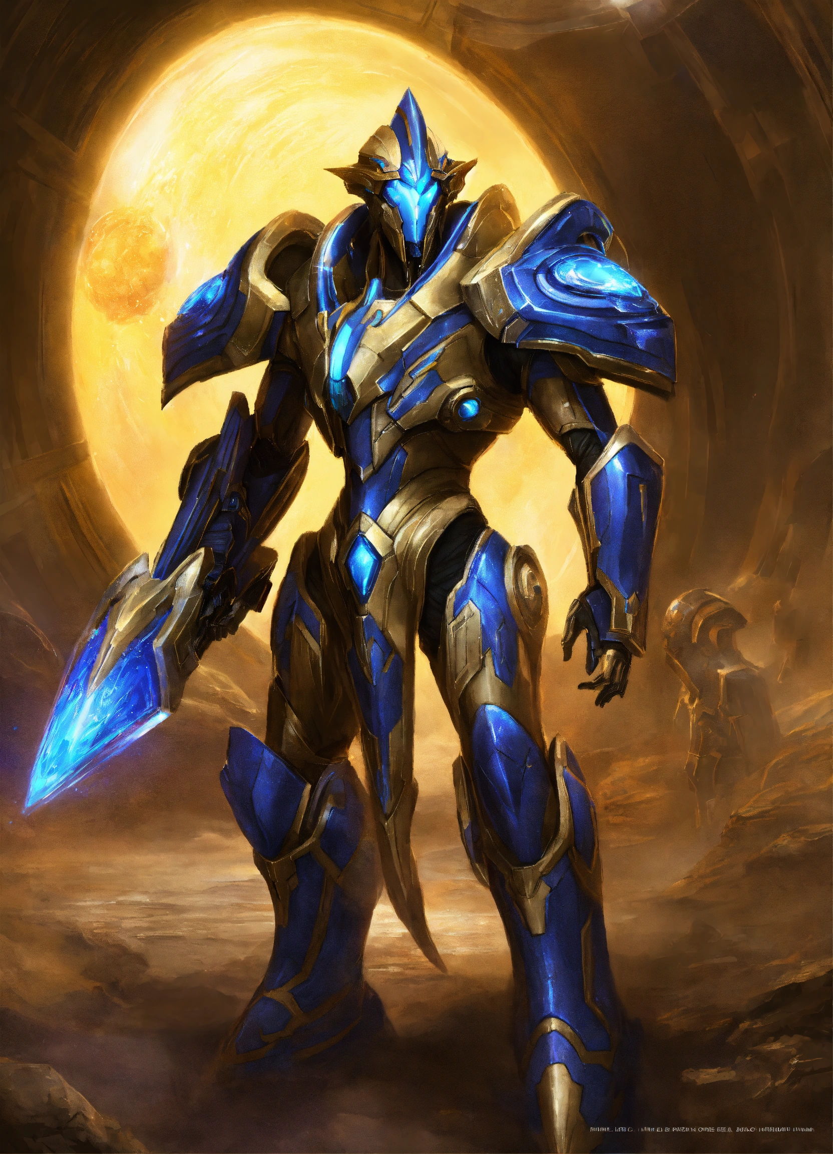 Lexica - Protoss adept, starcraft protoss art