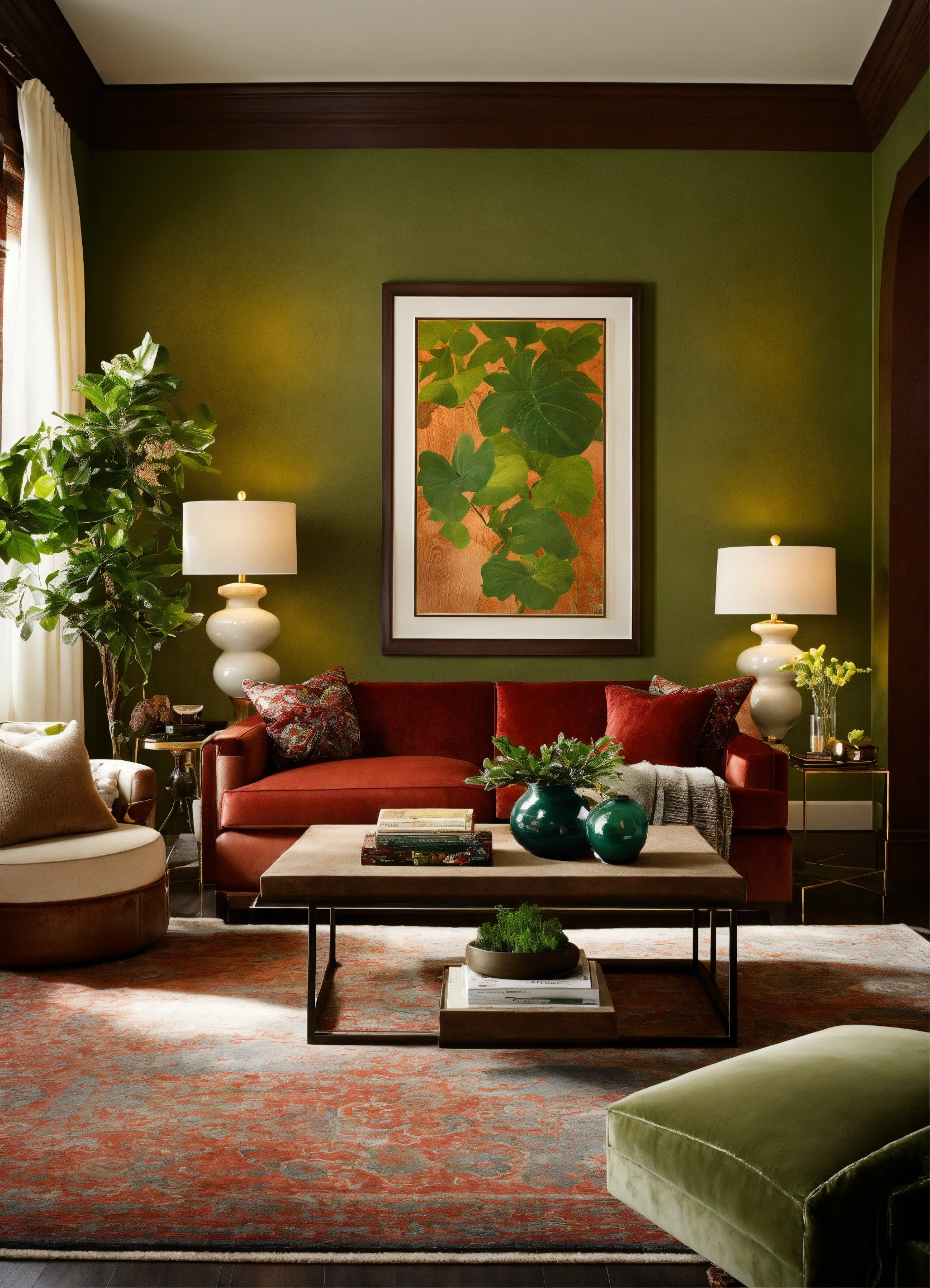 Lexica - Create a cozy and inviting living room with a touch of modern ...