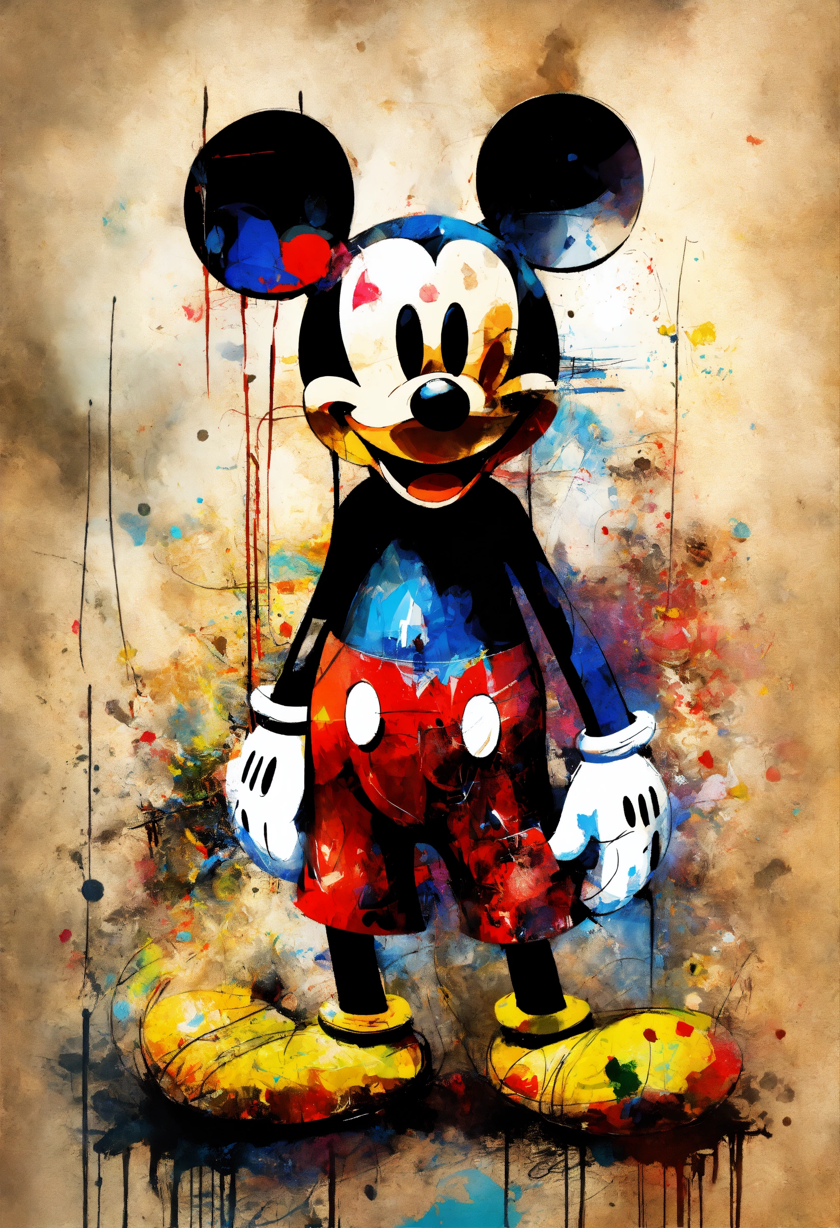 Lexica - Mickey Mouse, illustration yossi kotler