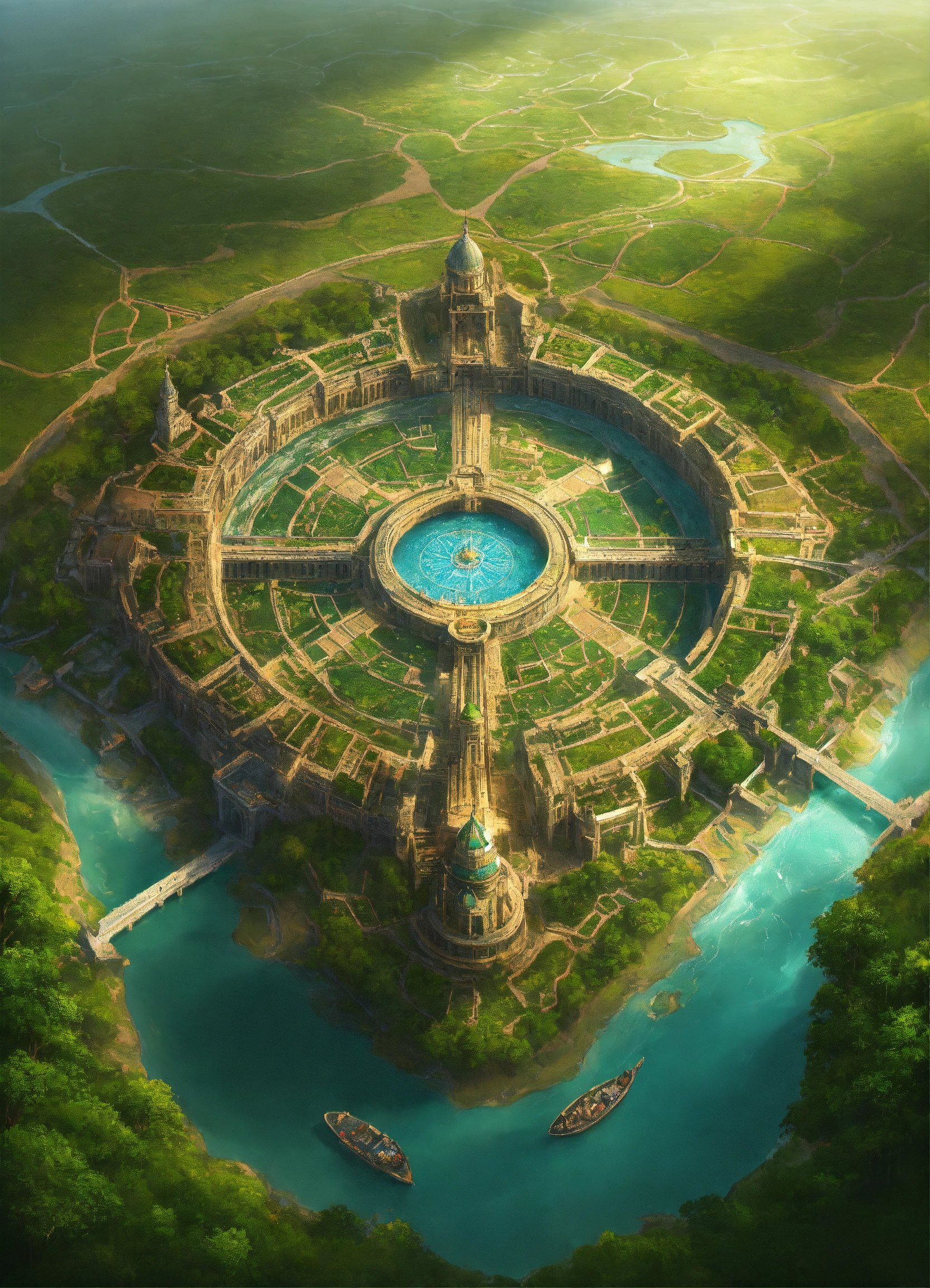 Lexica - Capital city surrounded by a large ring of water. . the ring ...