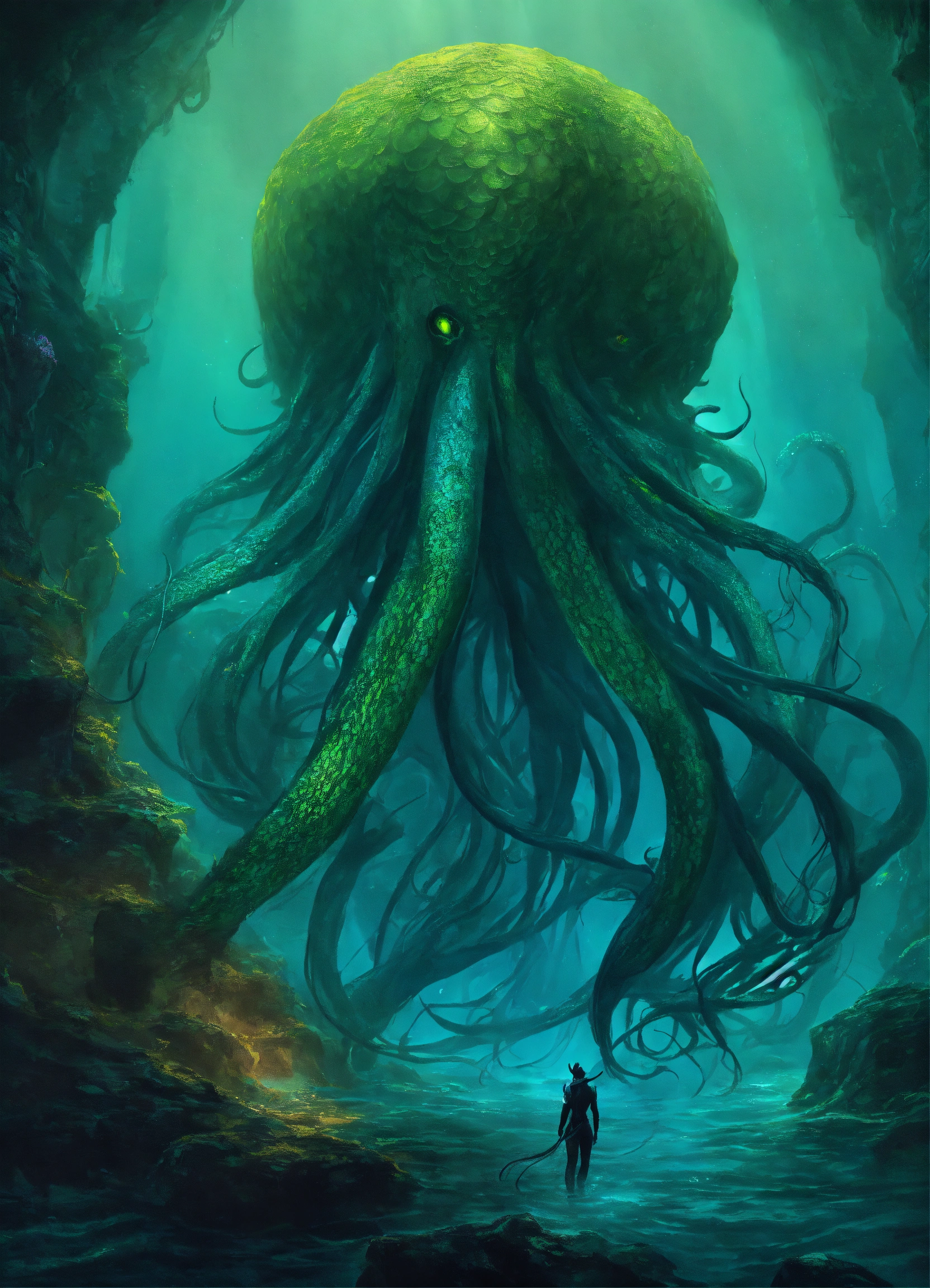Lexica - In the depths of the abyss an image appears of The Abyssal ...