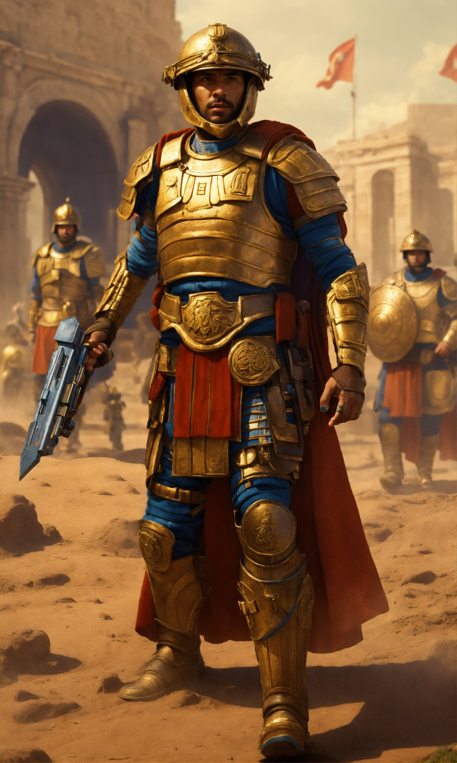 Lexica - Futuristic roman soilders