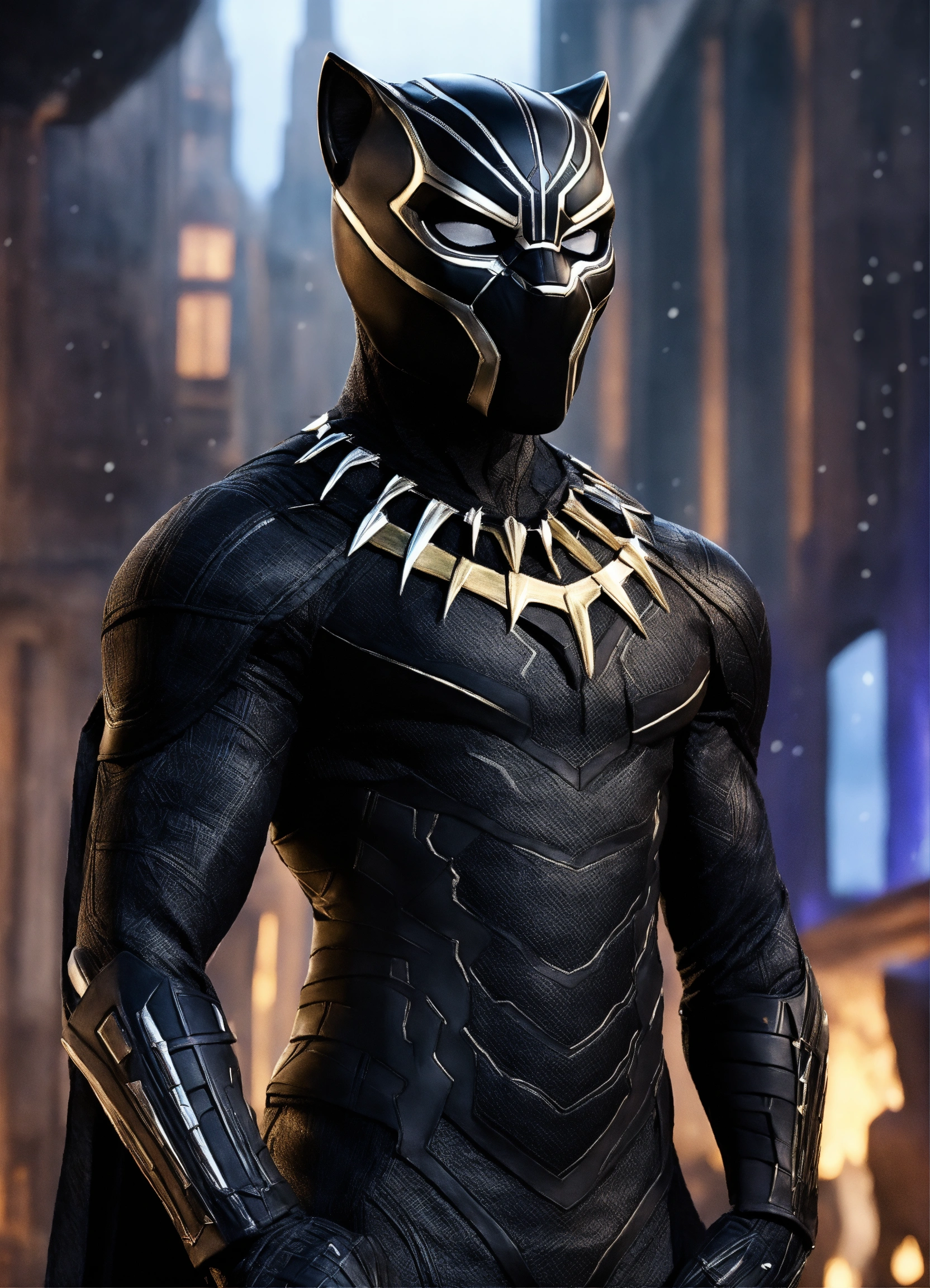 Lexica - Jack the skellington as black panther