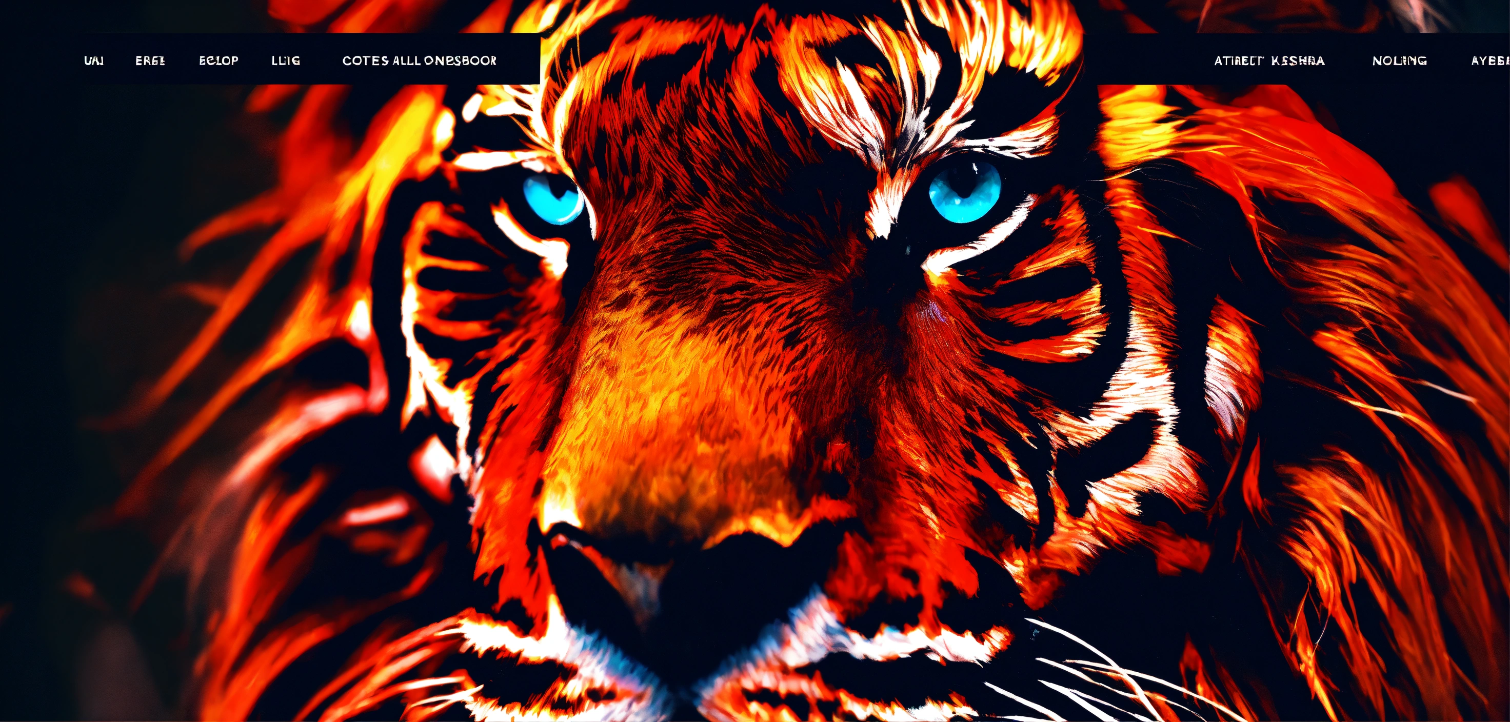 Lexica - Beautiful landing page website design of a close up of an art ...