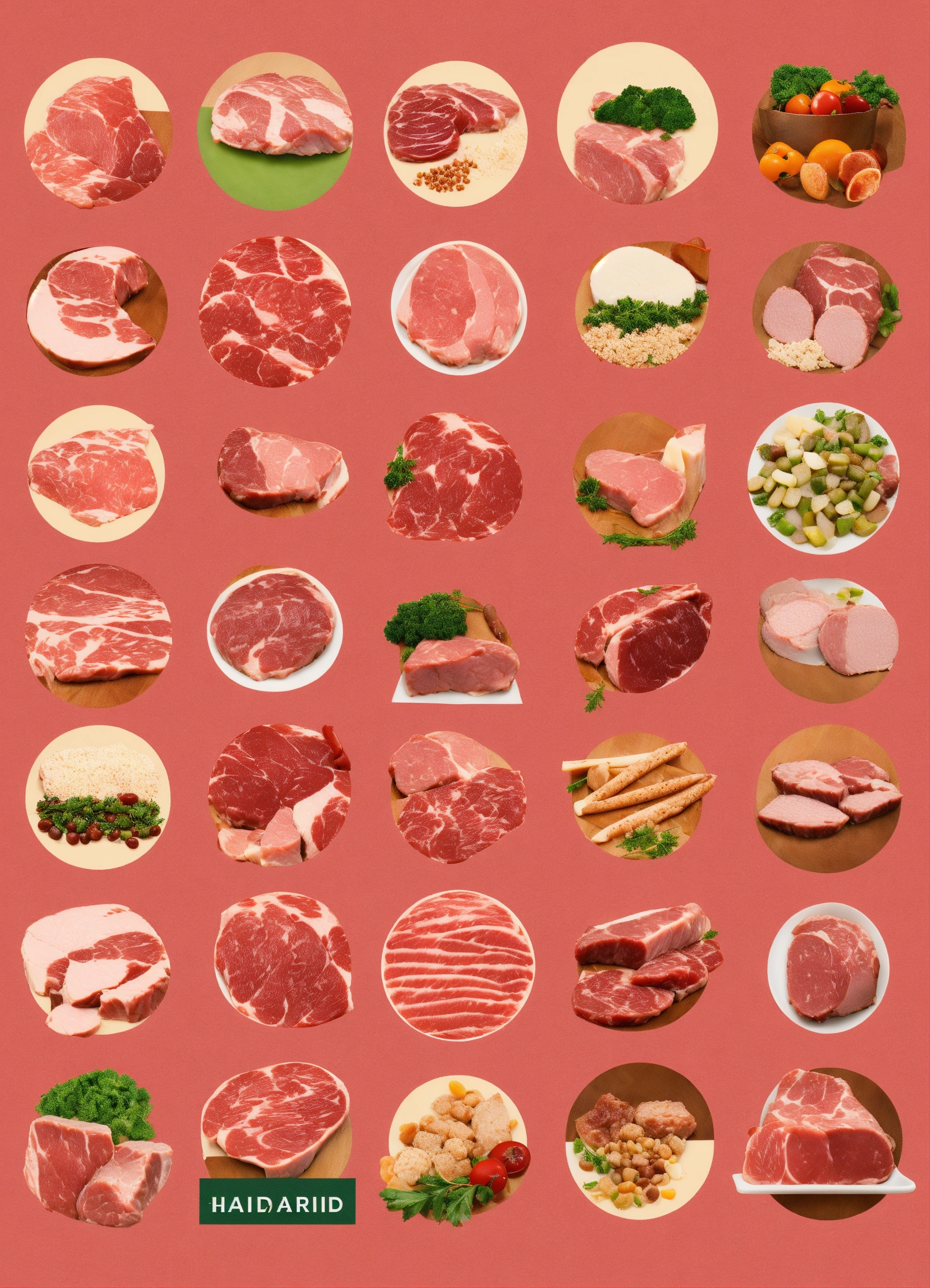 Lexica - A simple graphic representing cultivated meat companies, no text