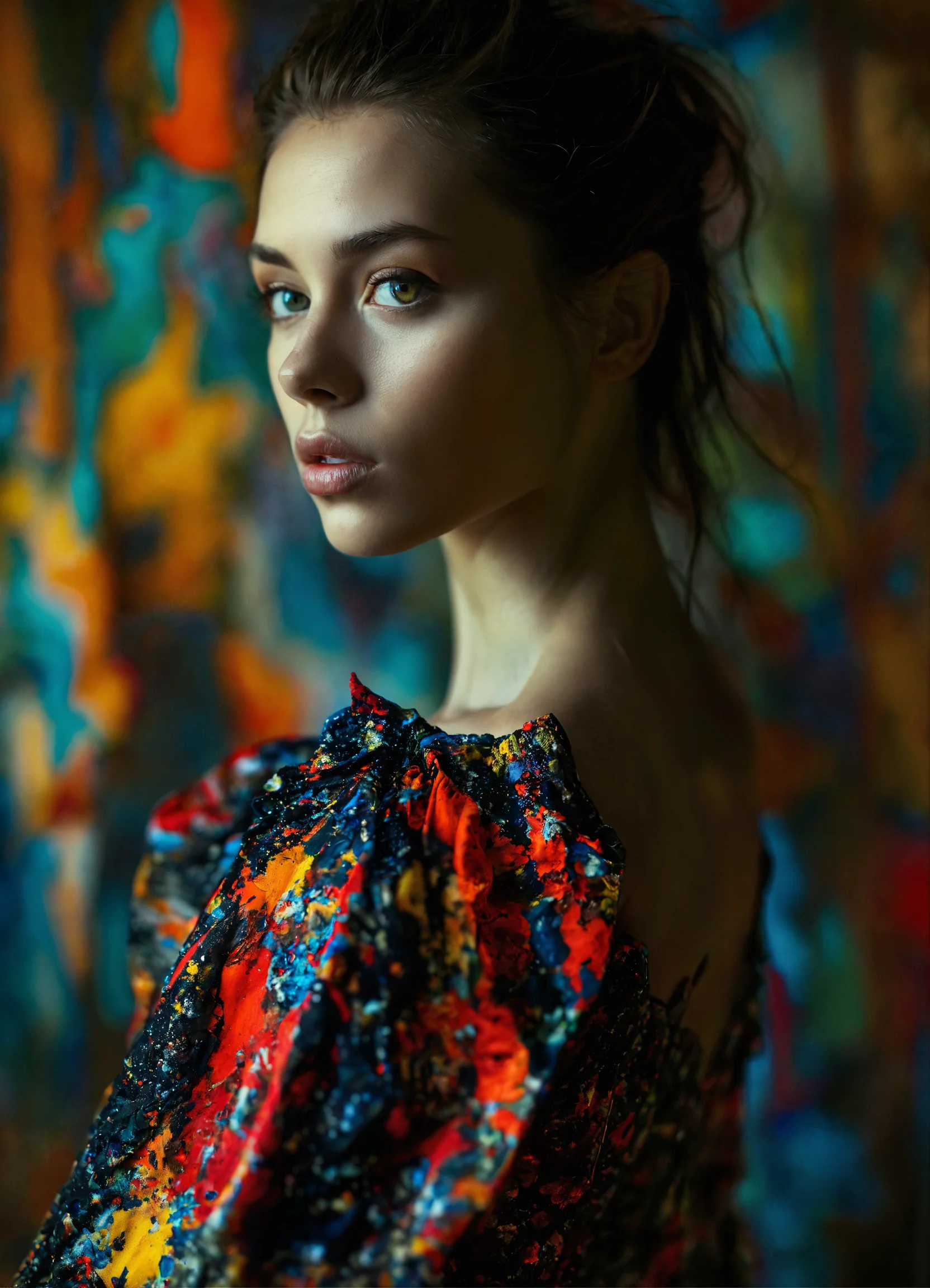Lexica - The Hasselblad photo portrait of a beautiful and mysterious ...