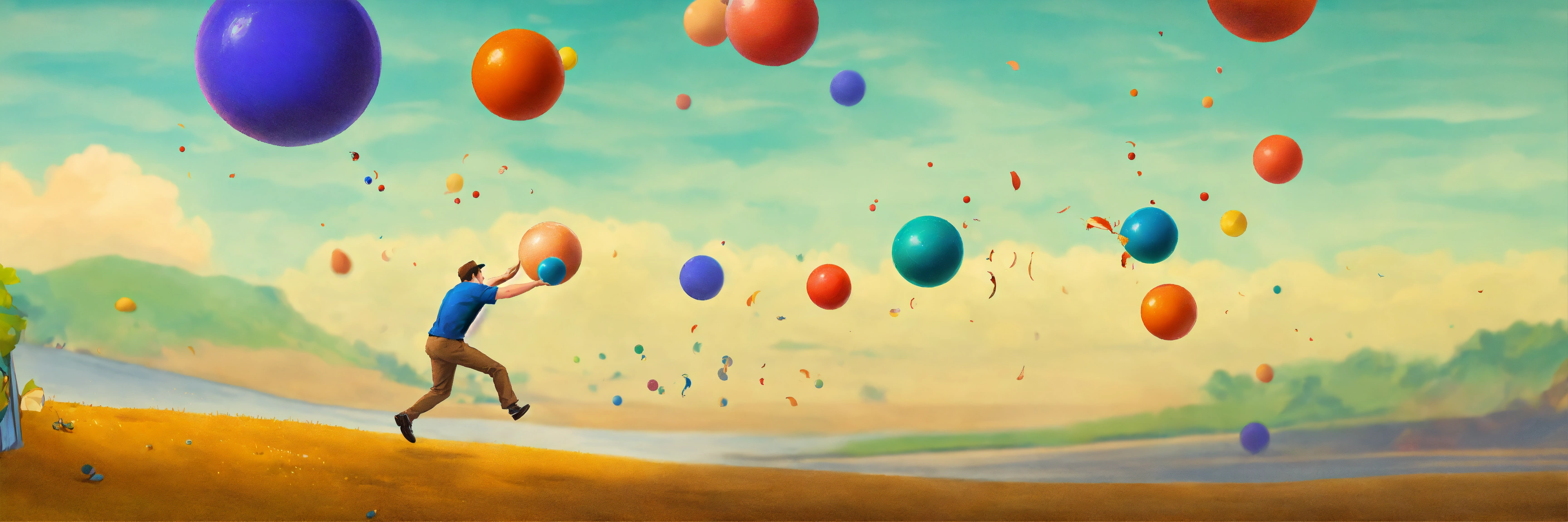 Lexica - A person juggling multiple balls in the air, symbolizing their ...