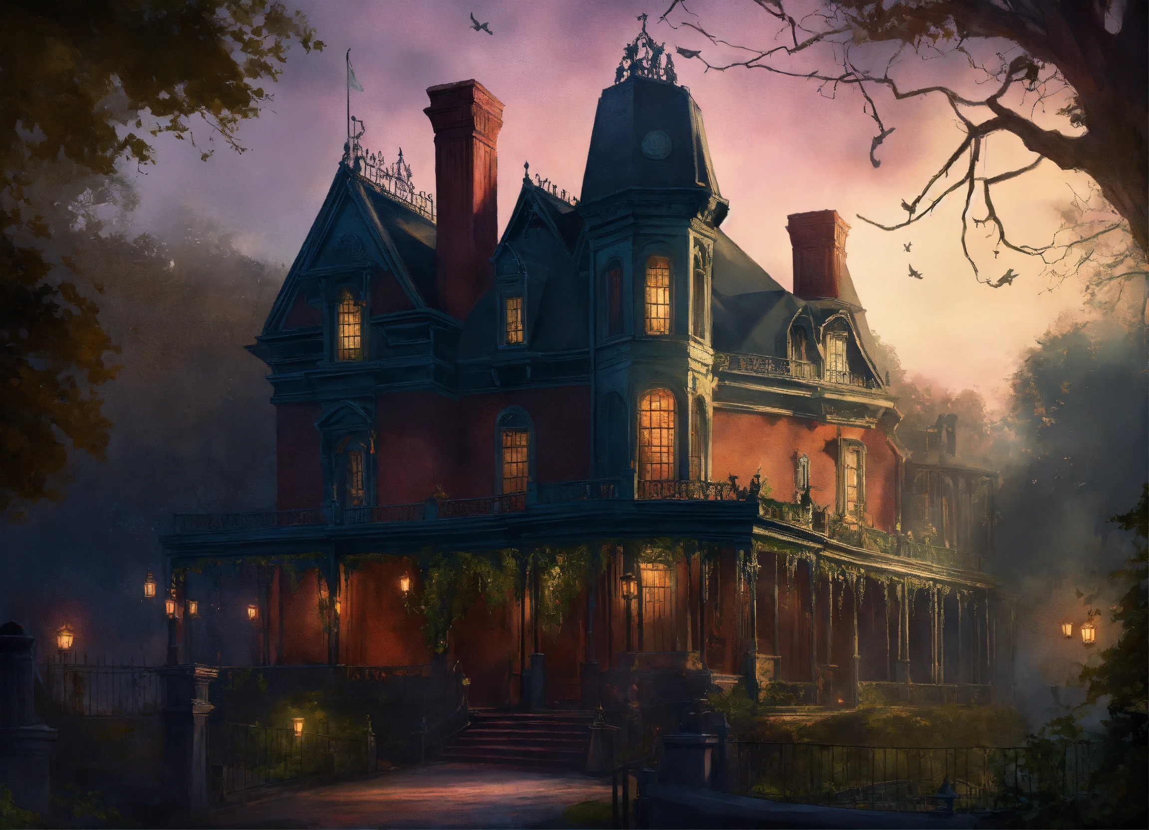 Lexica - Enter the eerie world of the Haunted Mansion, a decaying manor ...