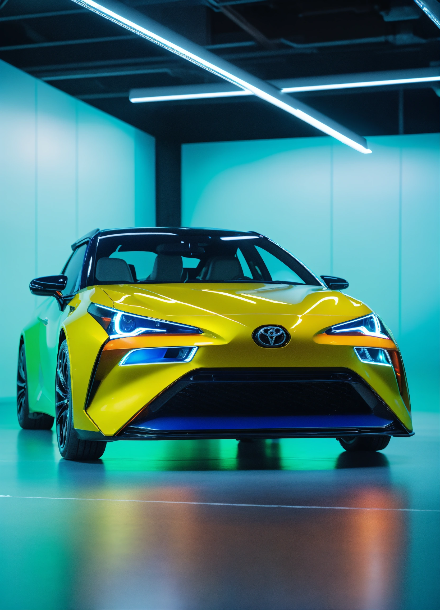 Lexica - Compelling designs of a car in a Toyota laboratory of car ...