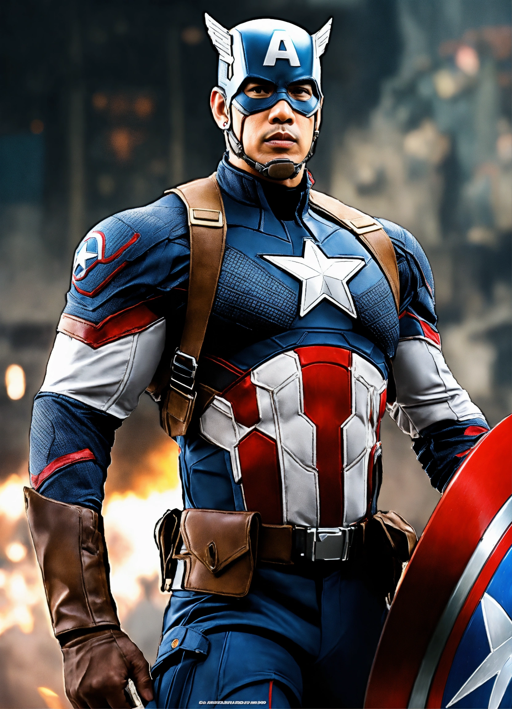 Lexica - Joko widodo as captain america, without mask, 3d