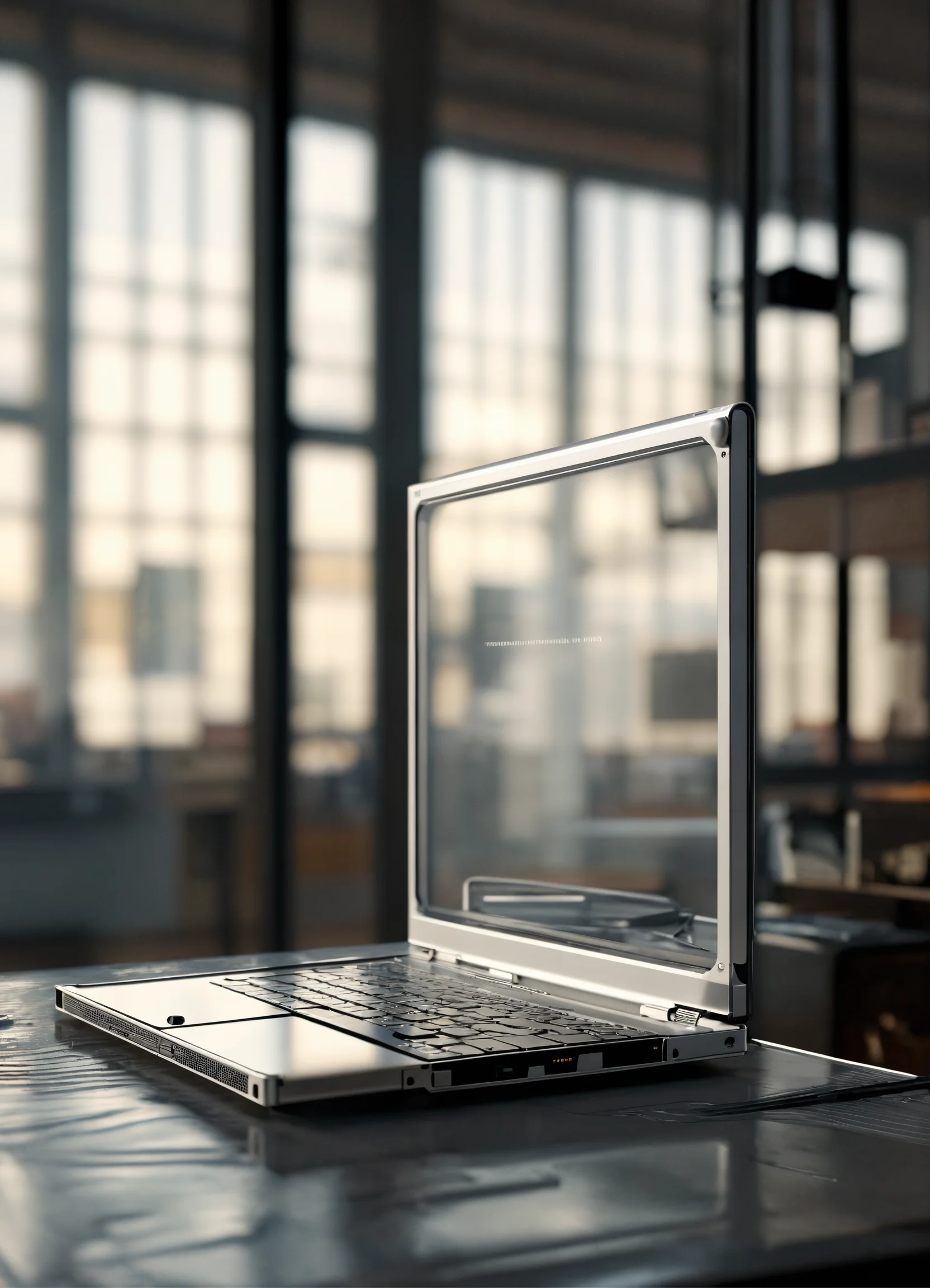 Lexica - A see through aluminum laptop designed by Dieter Rams ...