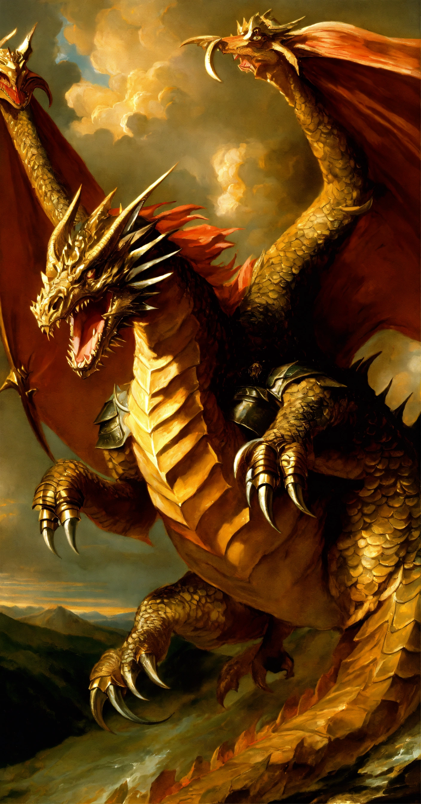 Lexica - Aegon the conqueror riding his dragon Balerion by Peter Paul ...