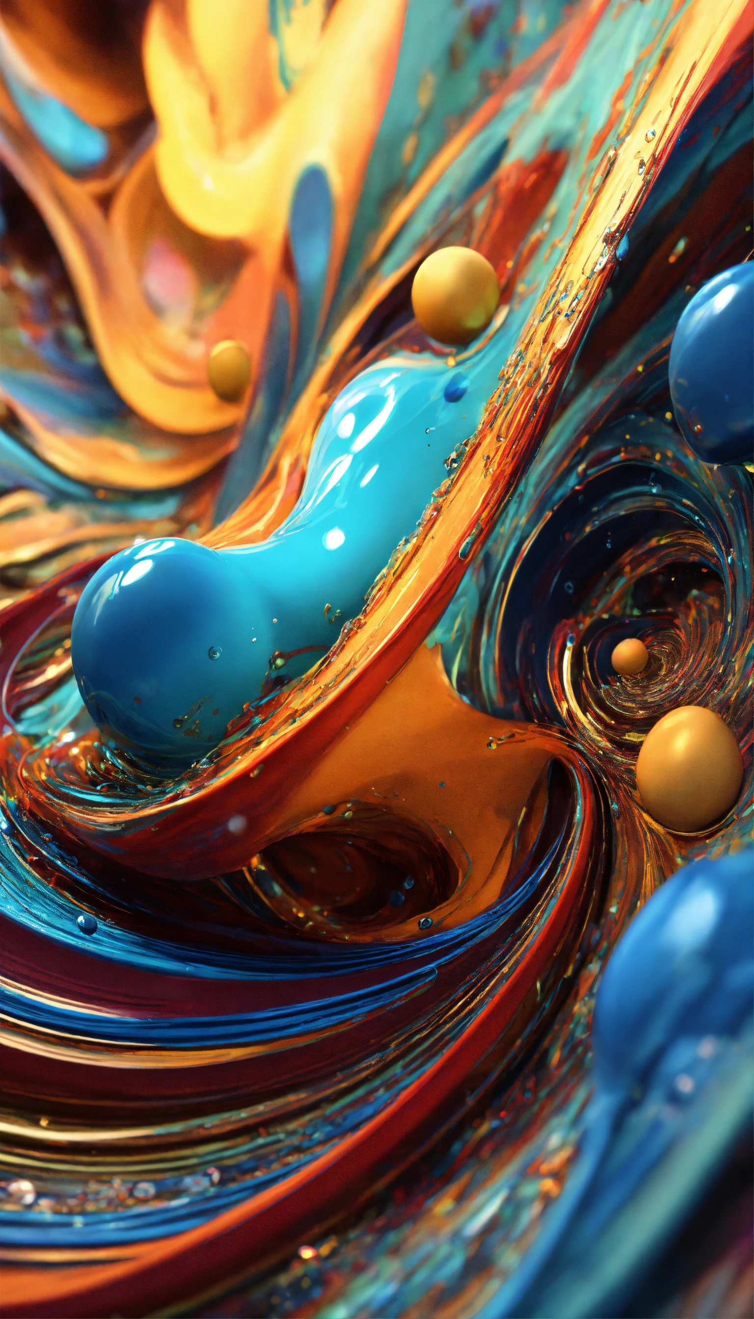 Lexica - Amazing wallpapers, 3d, beautifull, drippy abstract, highly ...