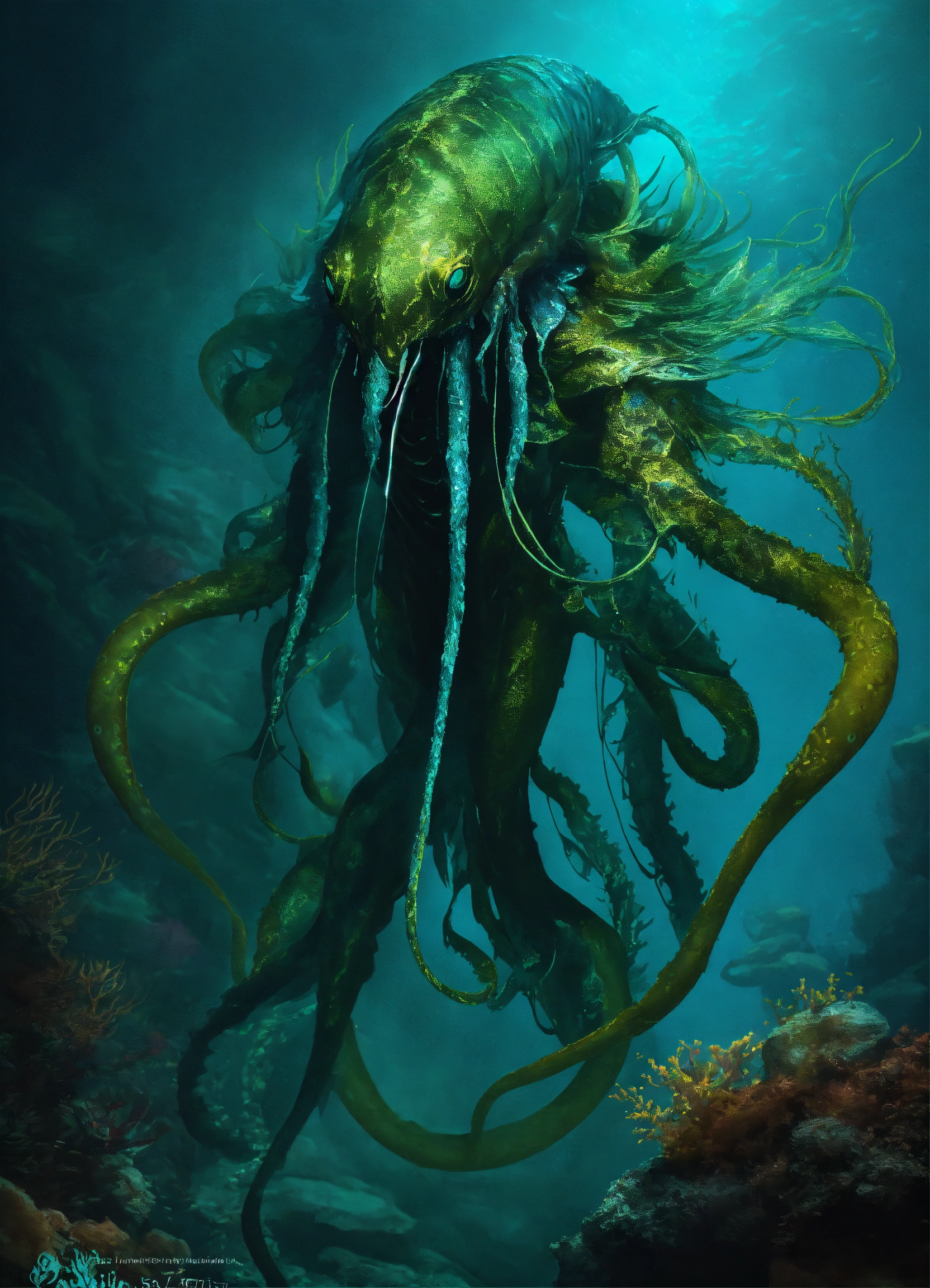 Lexica - The Abyssal Dreadfiend is a massive, aquatic creature with ...