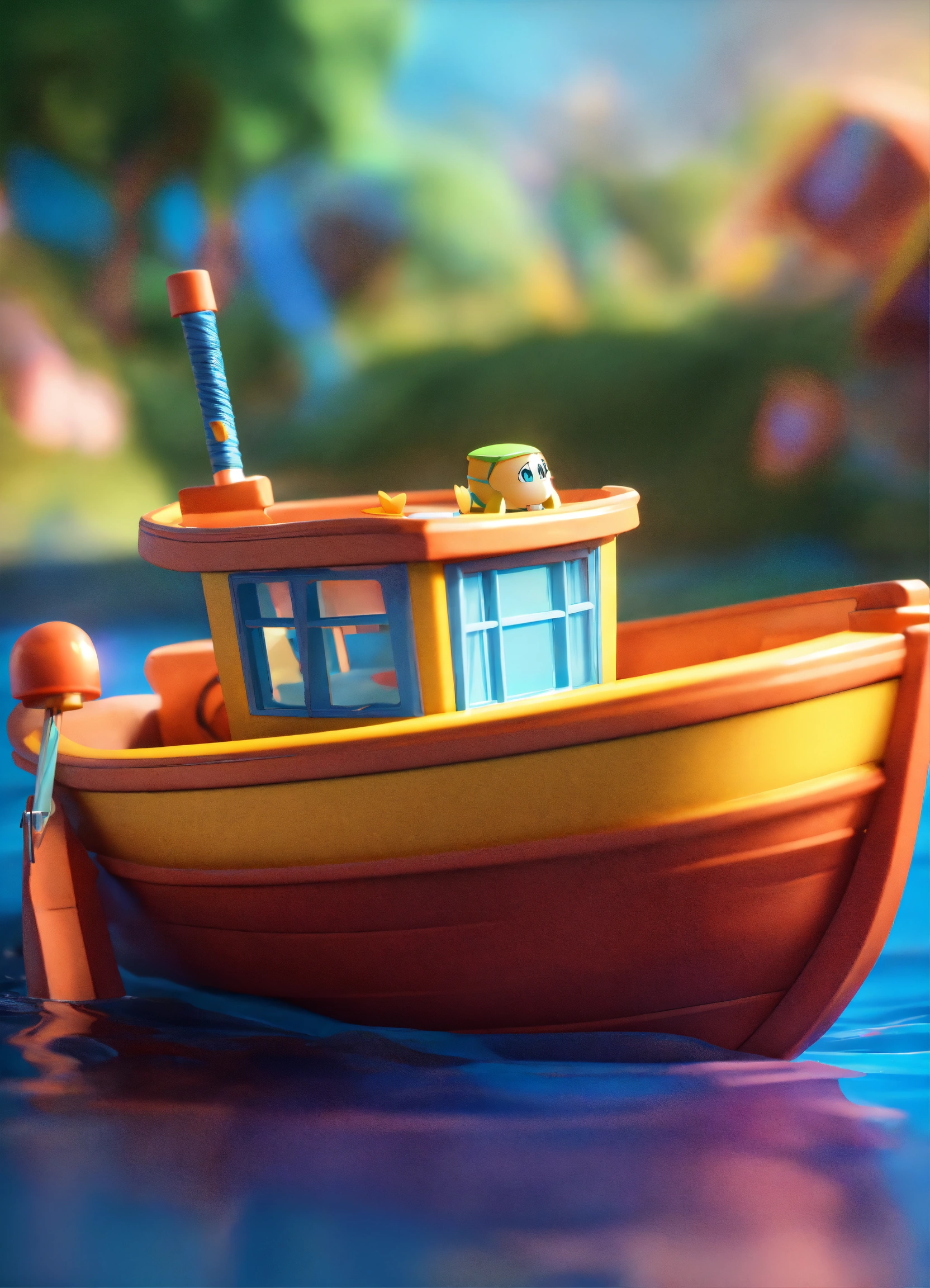 lexica-a-small-boat-for-kids-to-play-realistic-vivid-colors-octane