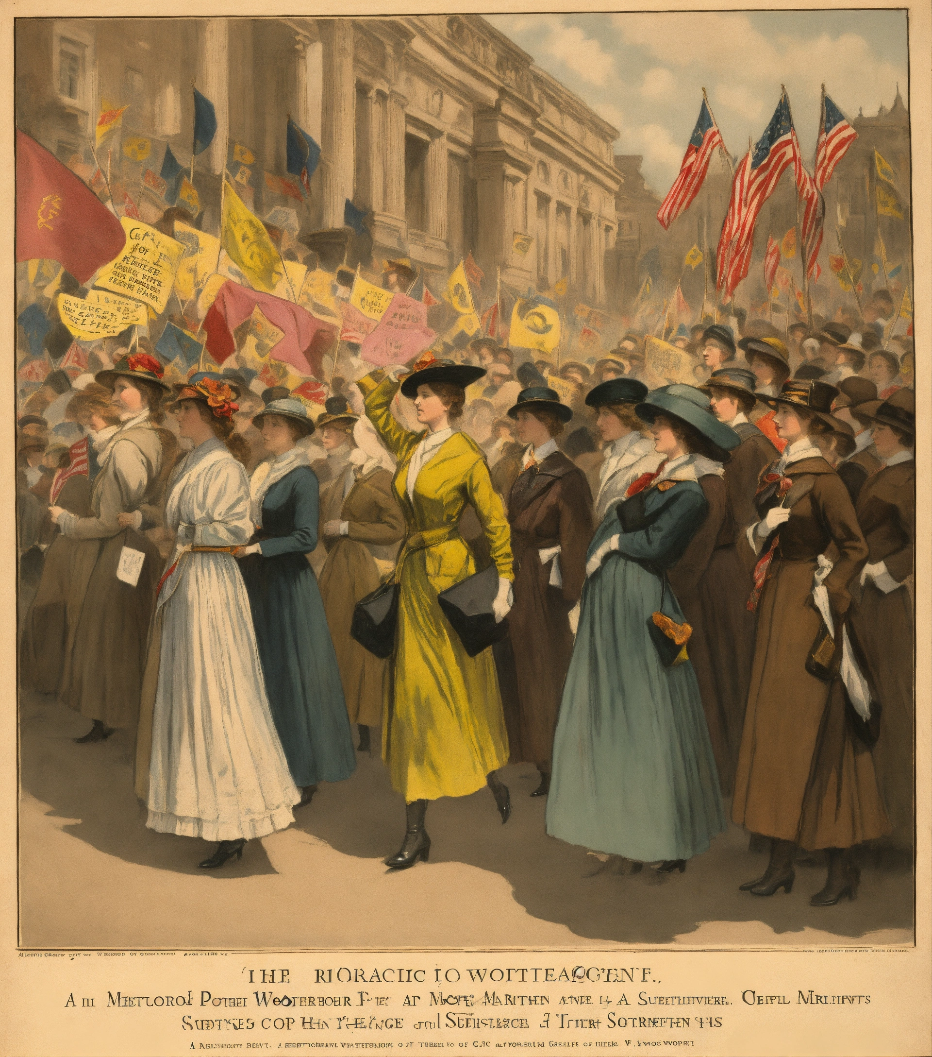Lexica - 1. An illustration of Historical images of suffrage movements