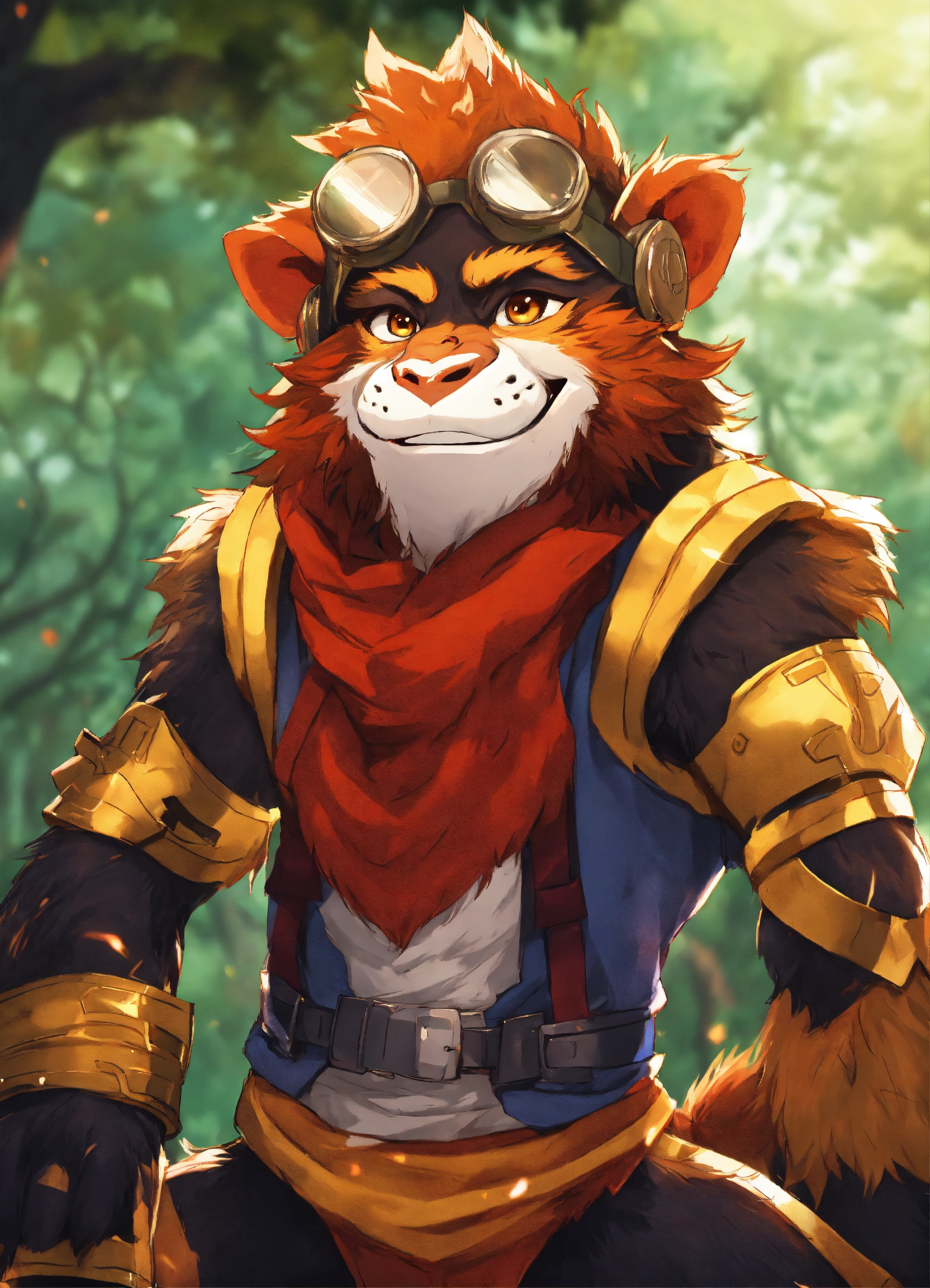 Lexica - Wukong, Wukong from league of legends. Anthropomorphic Furry,  Anthropomorphic Chimpanzee, My Hero Academia, Kohei Horikoshi, Anime style