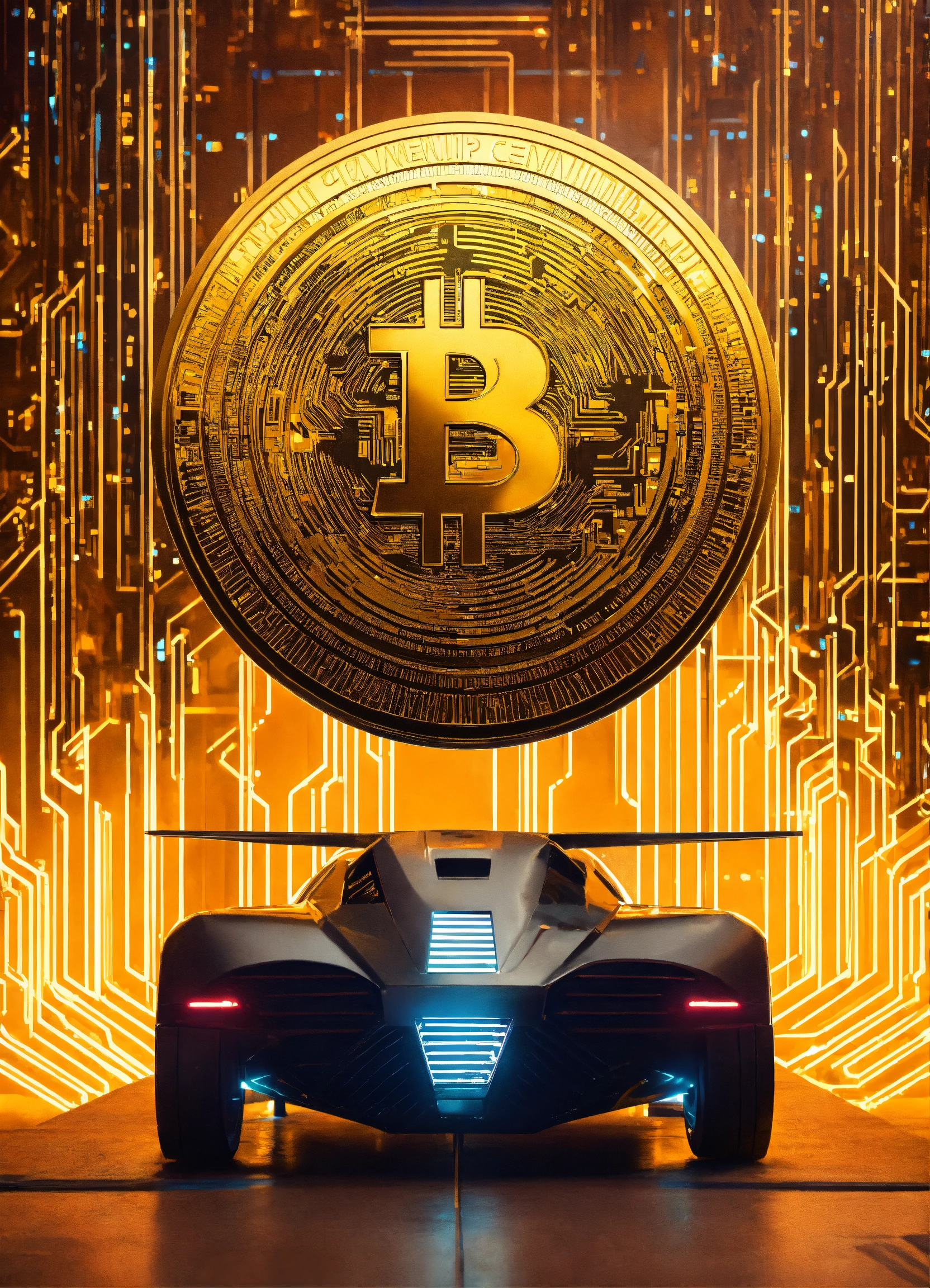 Lexica - Futuristic design for unknown crypto coin