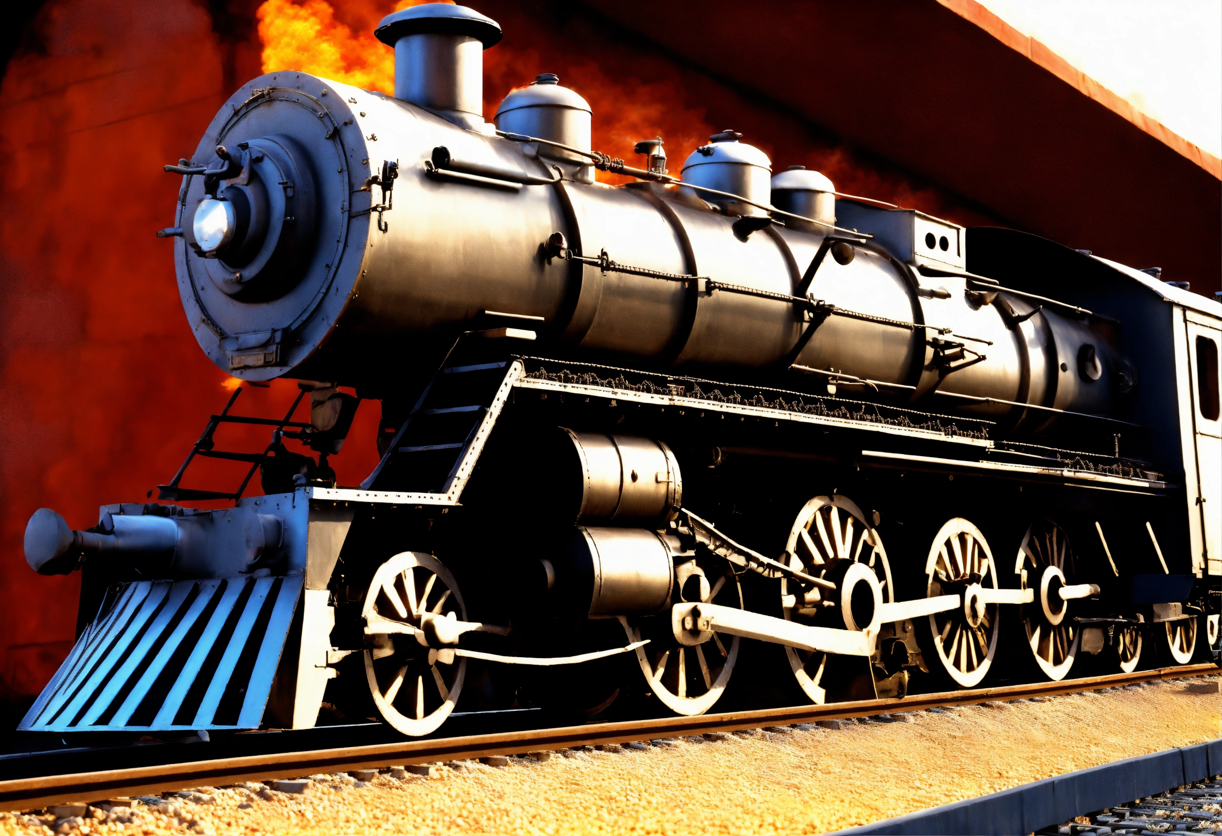 Lexica - Old west train, high detail, heavy duty, steam punk, heavily ...