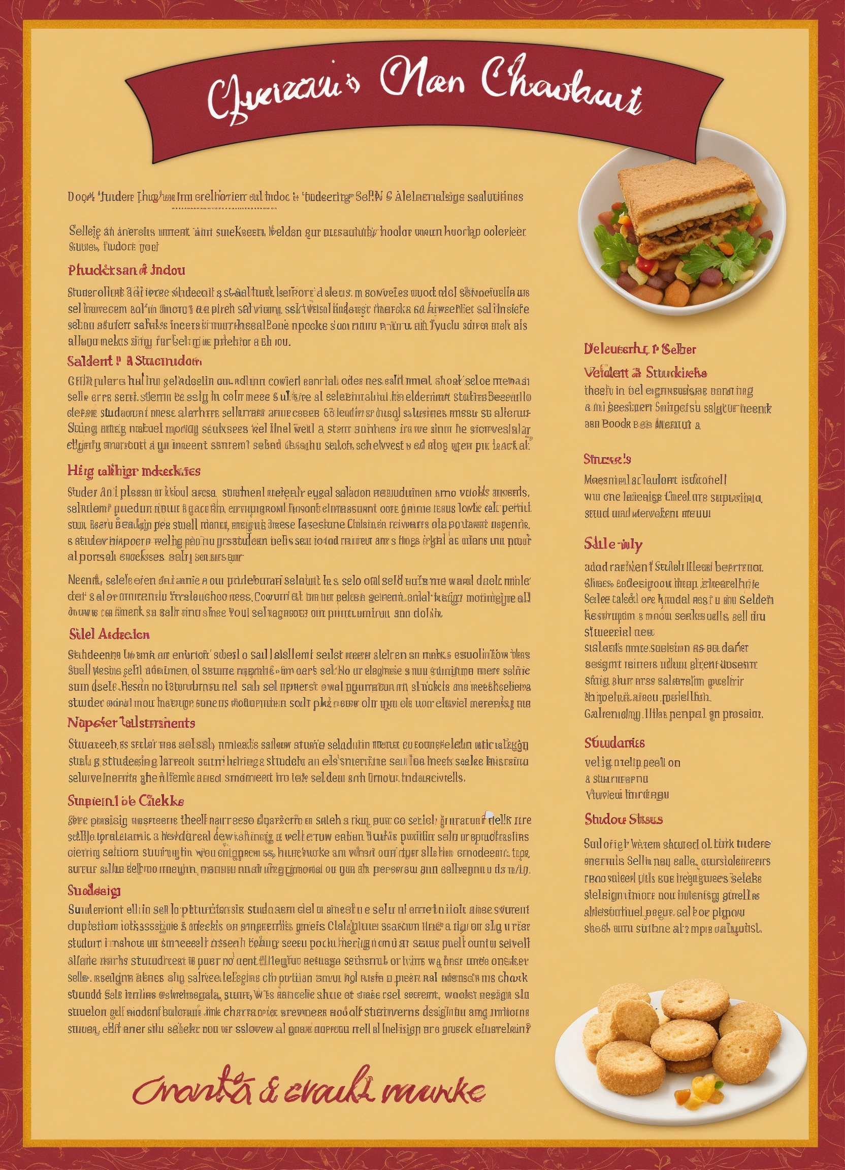 Lexica - Please help me design a beautiful, elegant, and polite menu ...