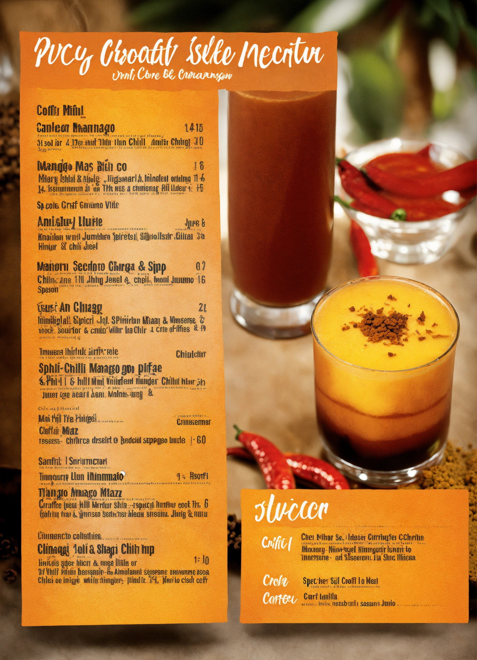Lexica - Craft a seasonal beverage menu featuring spicy cold drinks ...