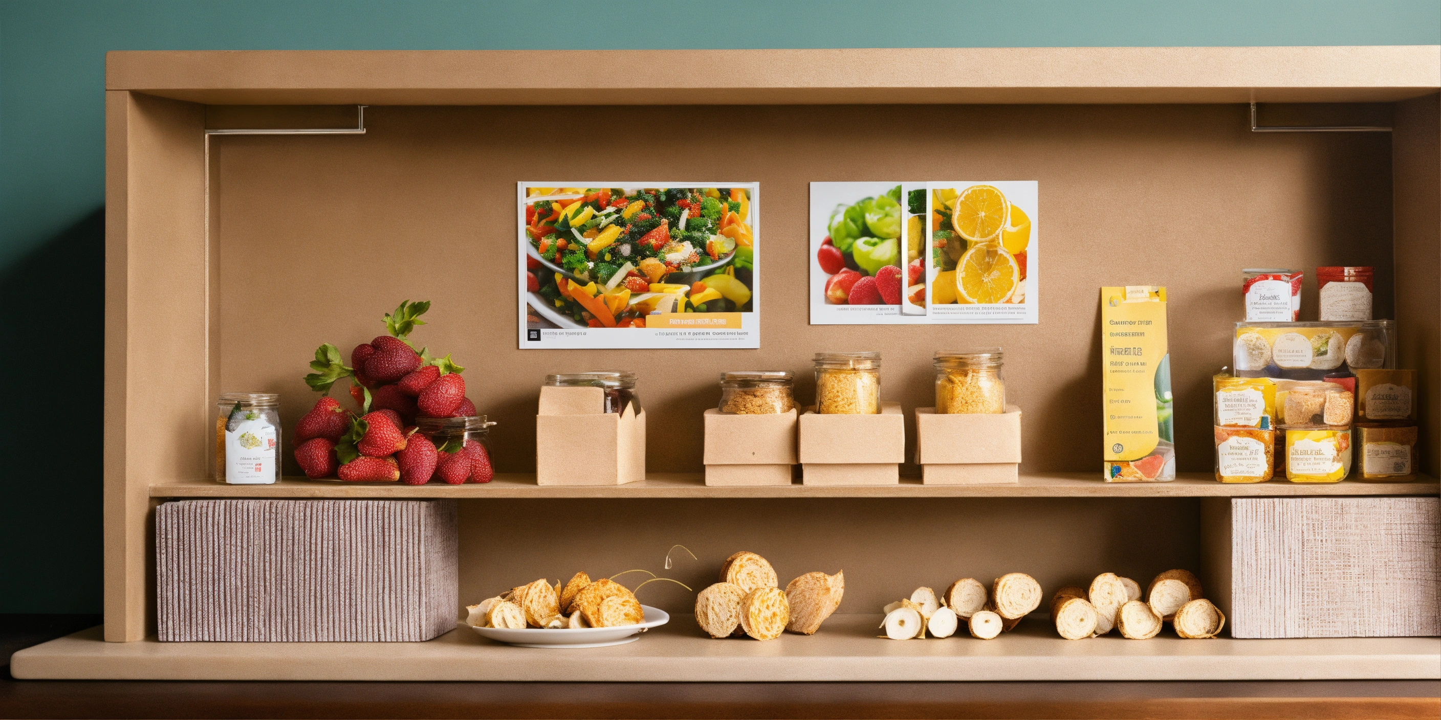 Lexica - Small countertop display made of paper
