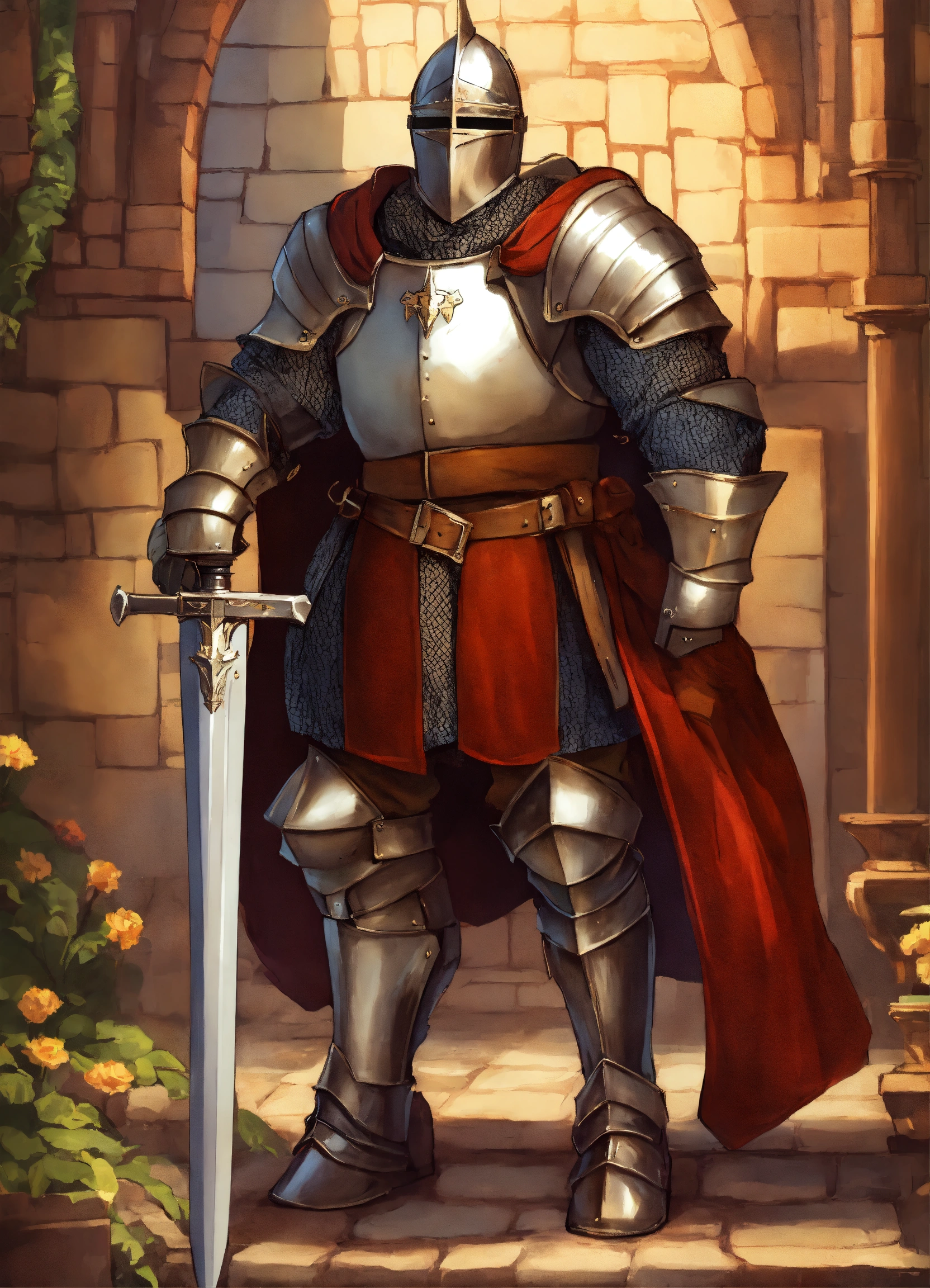 Lexica - Short stocky nerdy knight