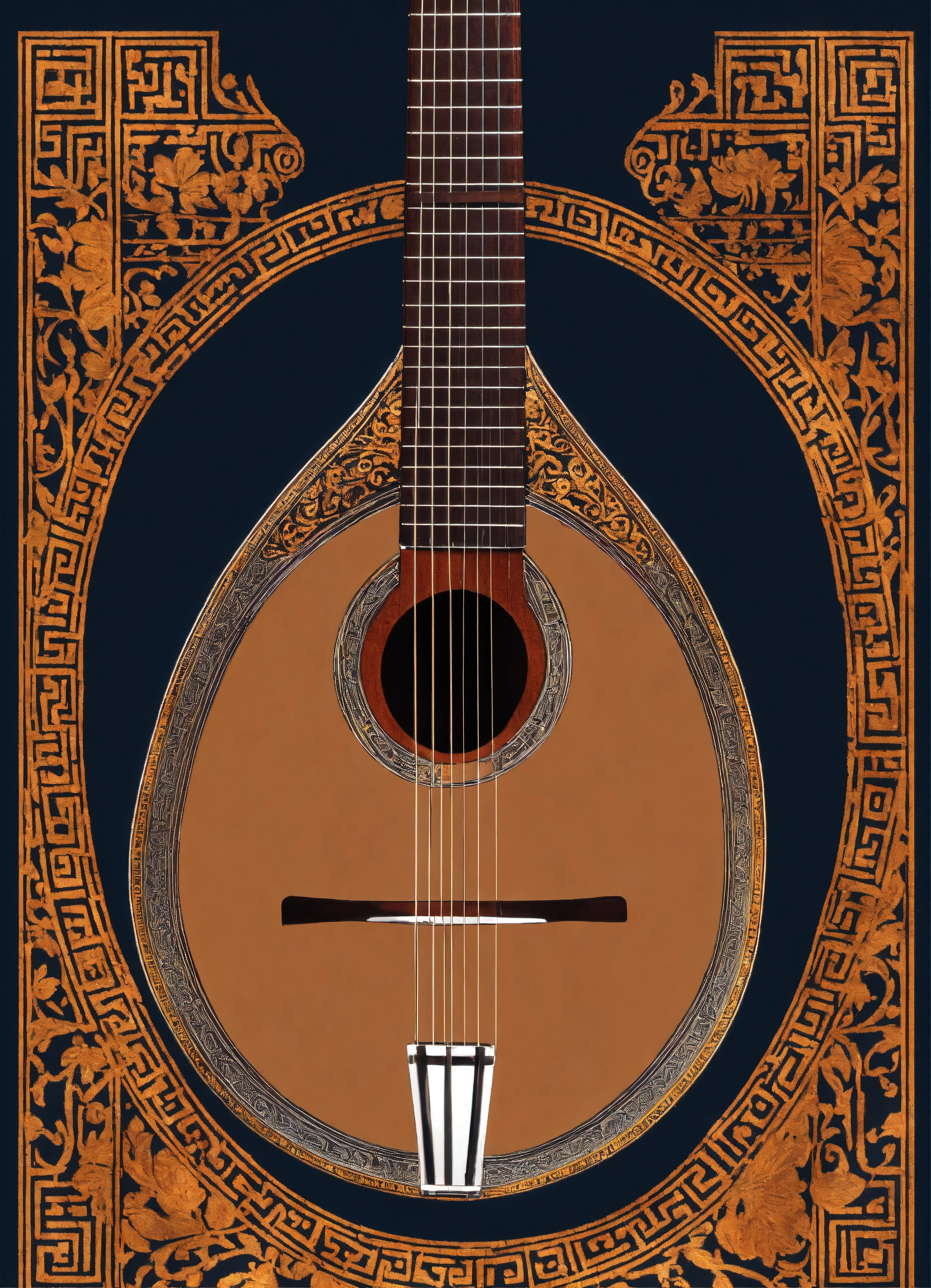 Lexica - Ancient art Greek bouzouki