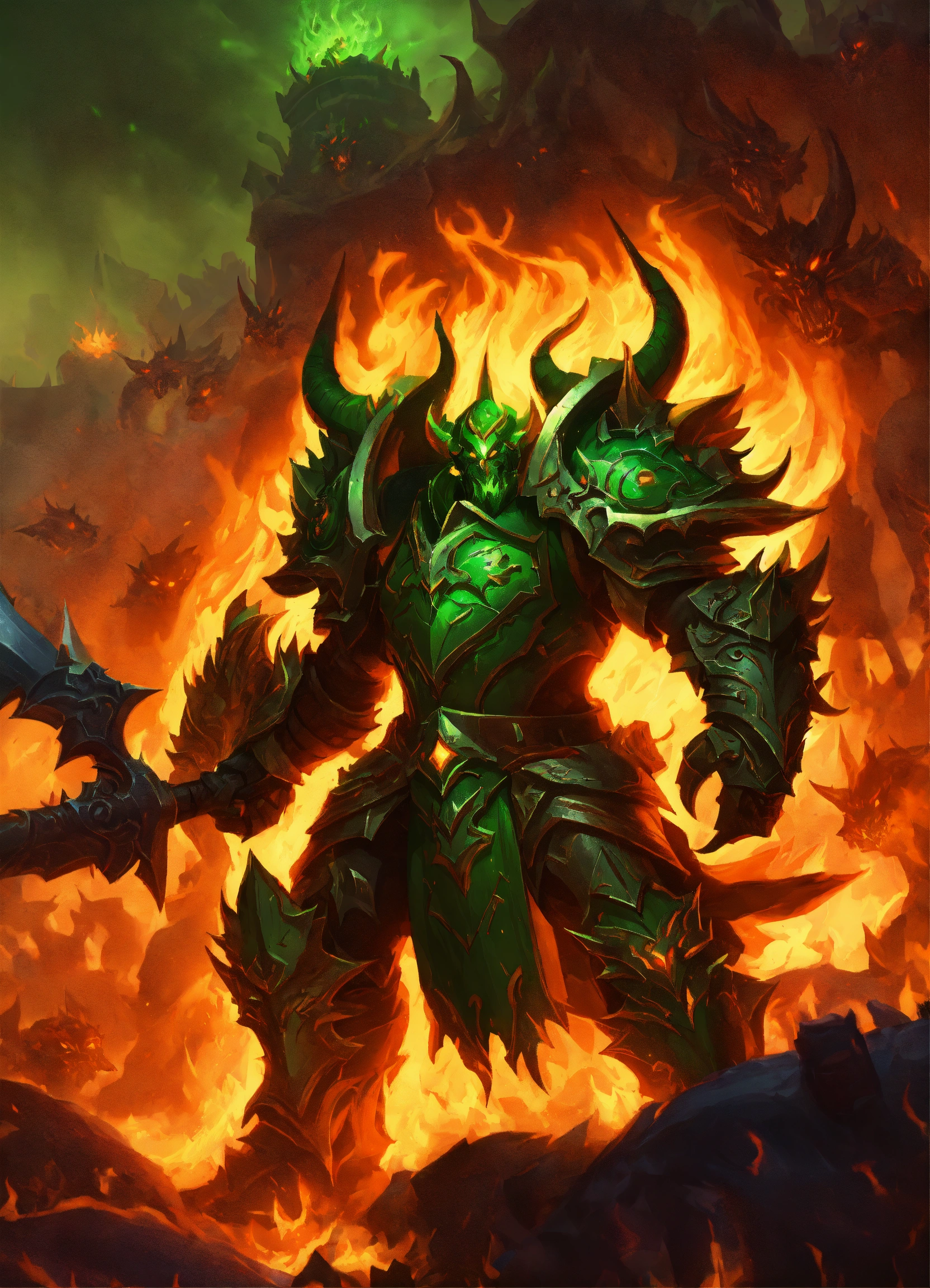 Lexica - An army of the demonic Burning Legion invading Azeroth, World ...