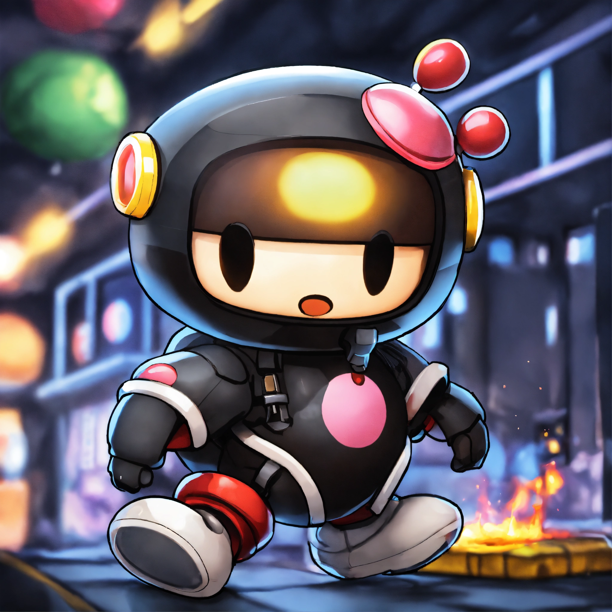 Lexica - Bomberman take black bomb hyper casual icon