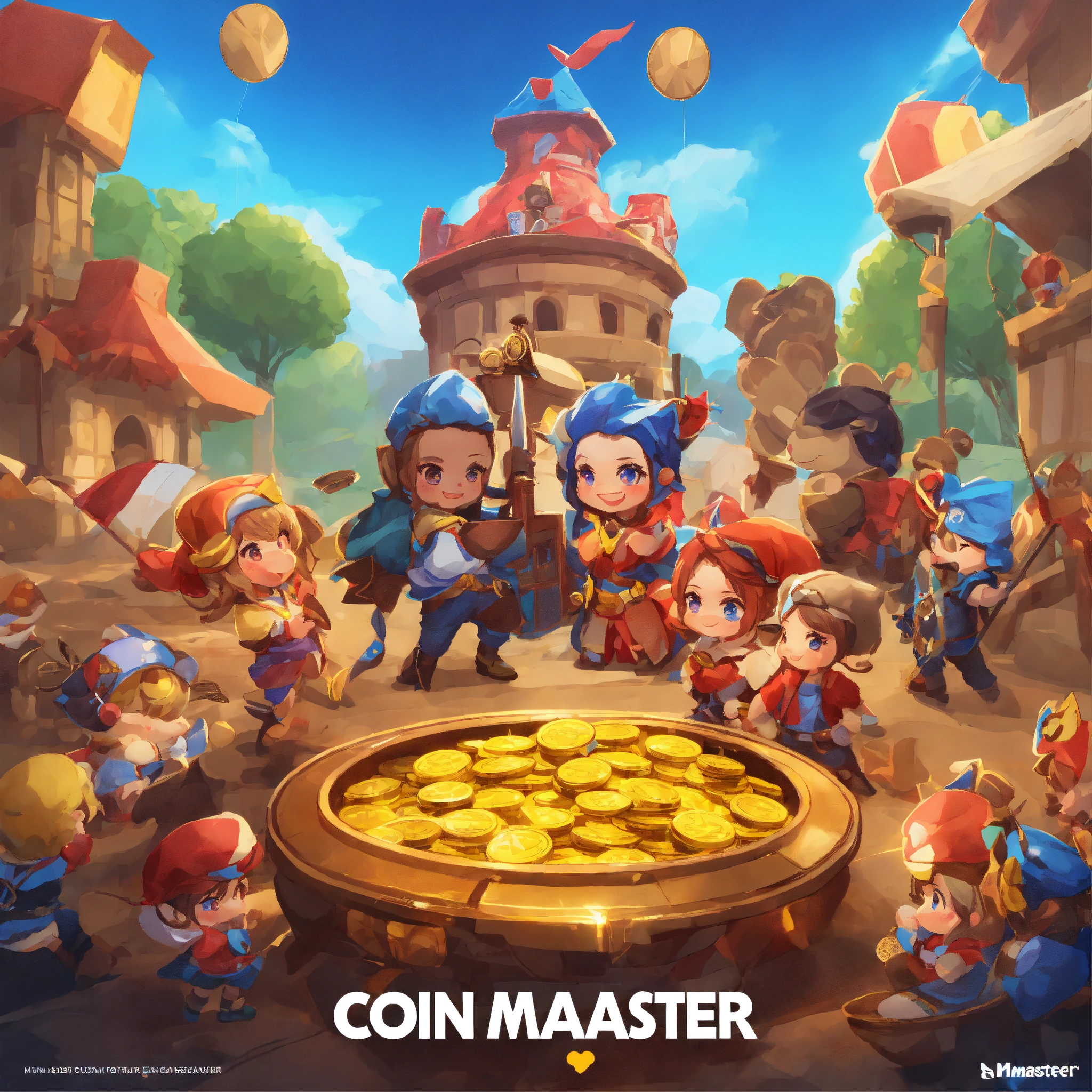 Lexica - Coin Master team logo on the theme of Solidarity, the name of ...