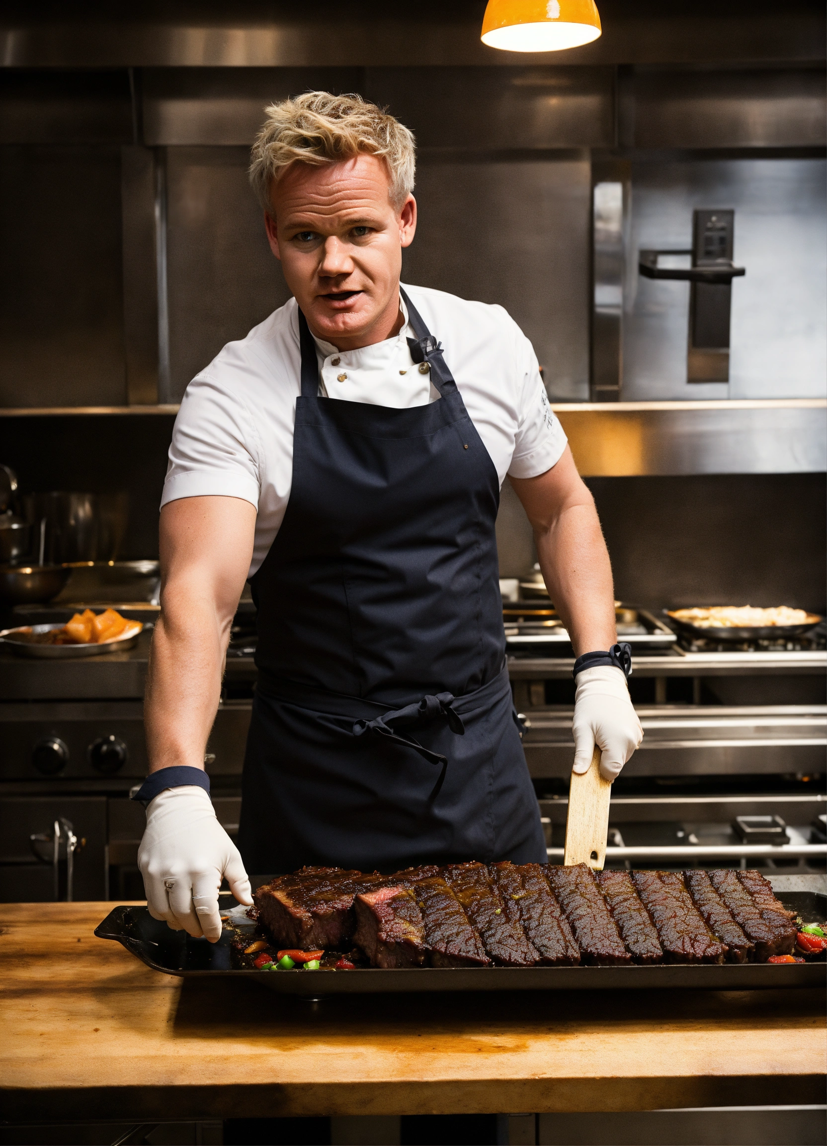 Lexica - Gordon ramsey cooking beef ribs borganion