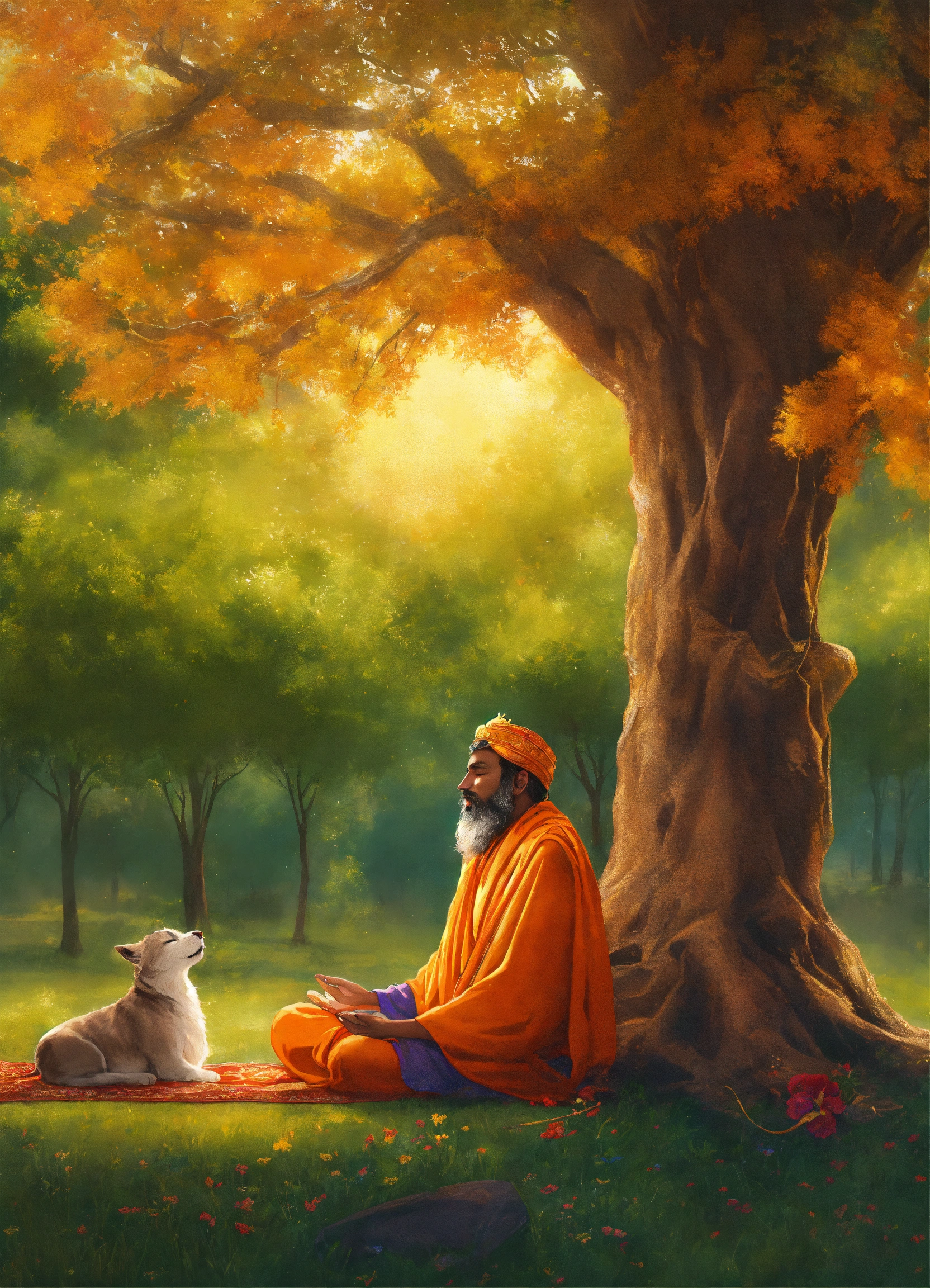 Lexica - A king has been sitting and sleeping under the tree, while one ...