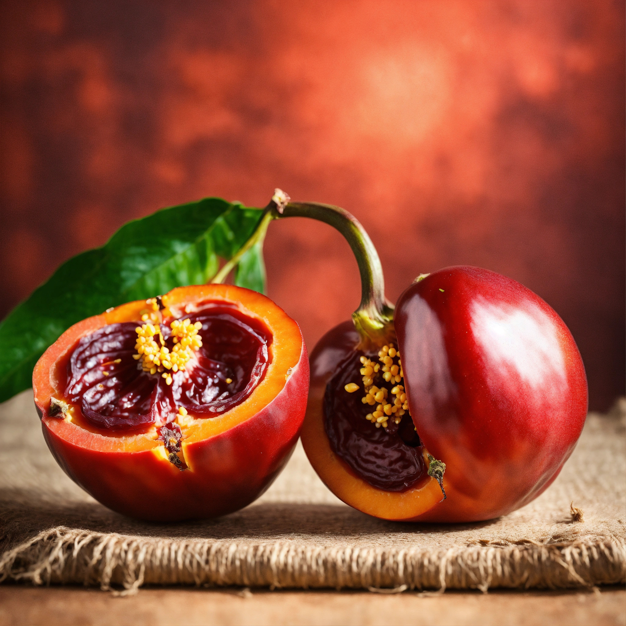 Lexica - Ripe tamarillo fruit in photo studio