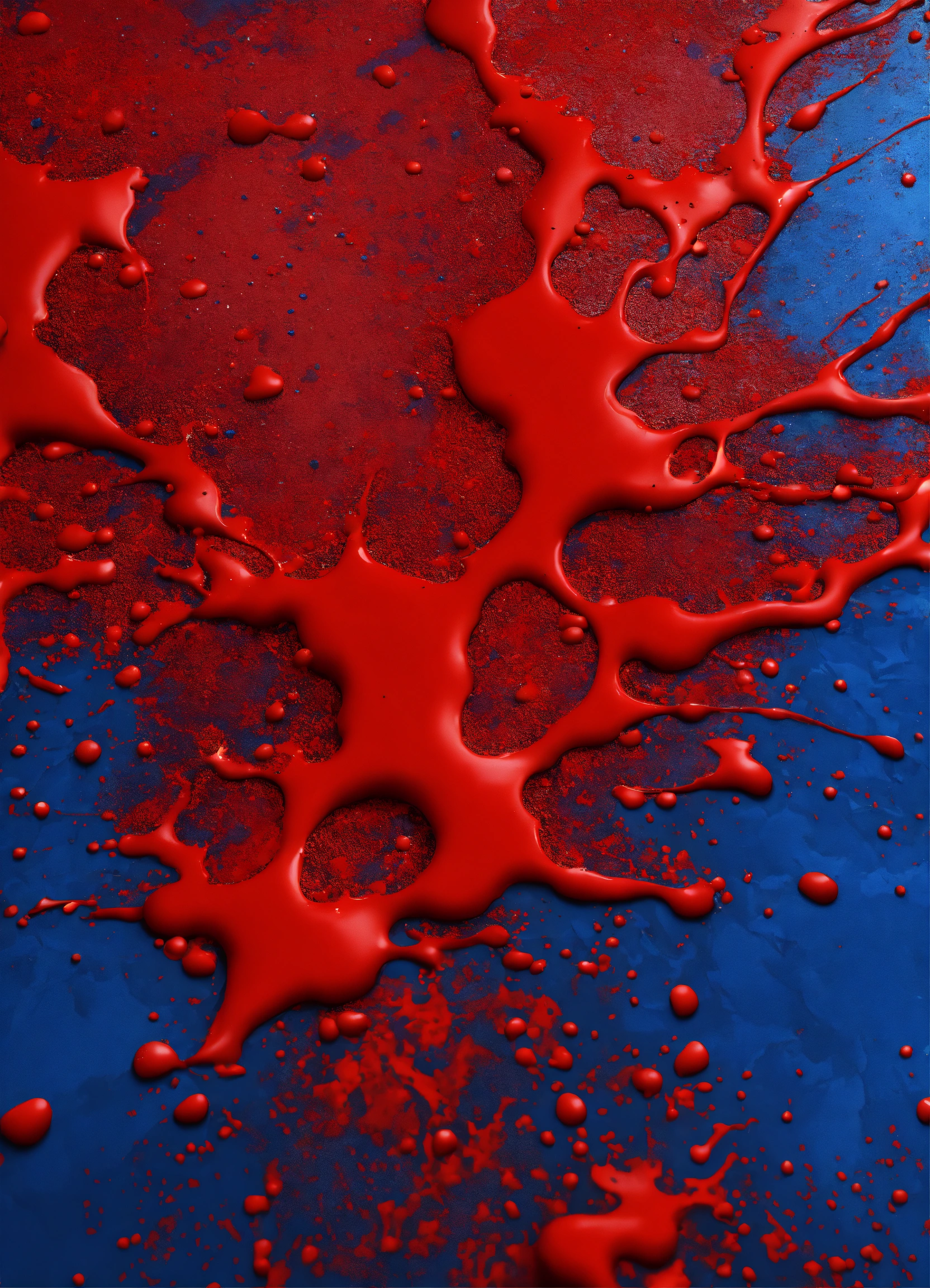 Lexica - RED AND BLUE PAINT SPLATTER GRUNGE BACKGROUND 4K HD REALISTIC