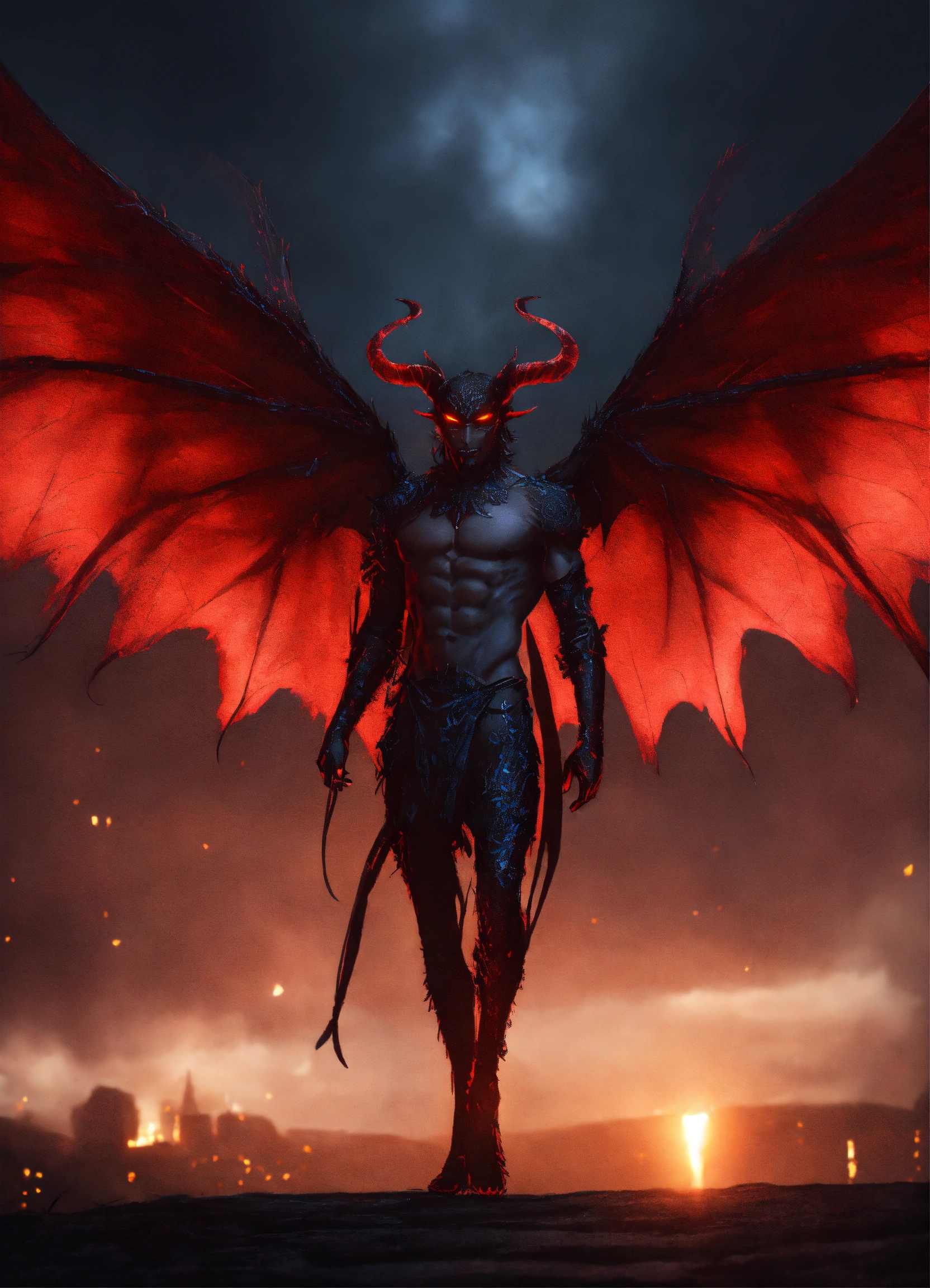 Lexica - A demon male with fly wings