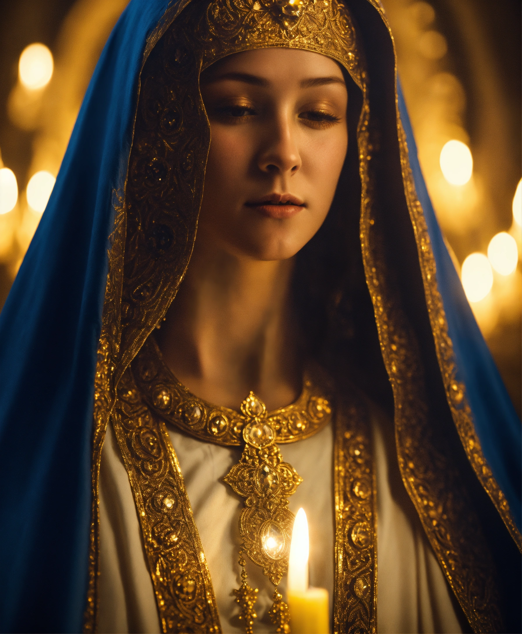 Lexica - Glorious portrait of the VIRGIN MARY. full of light. epic ...