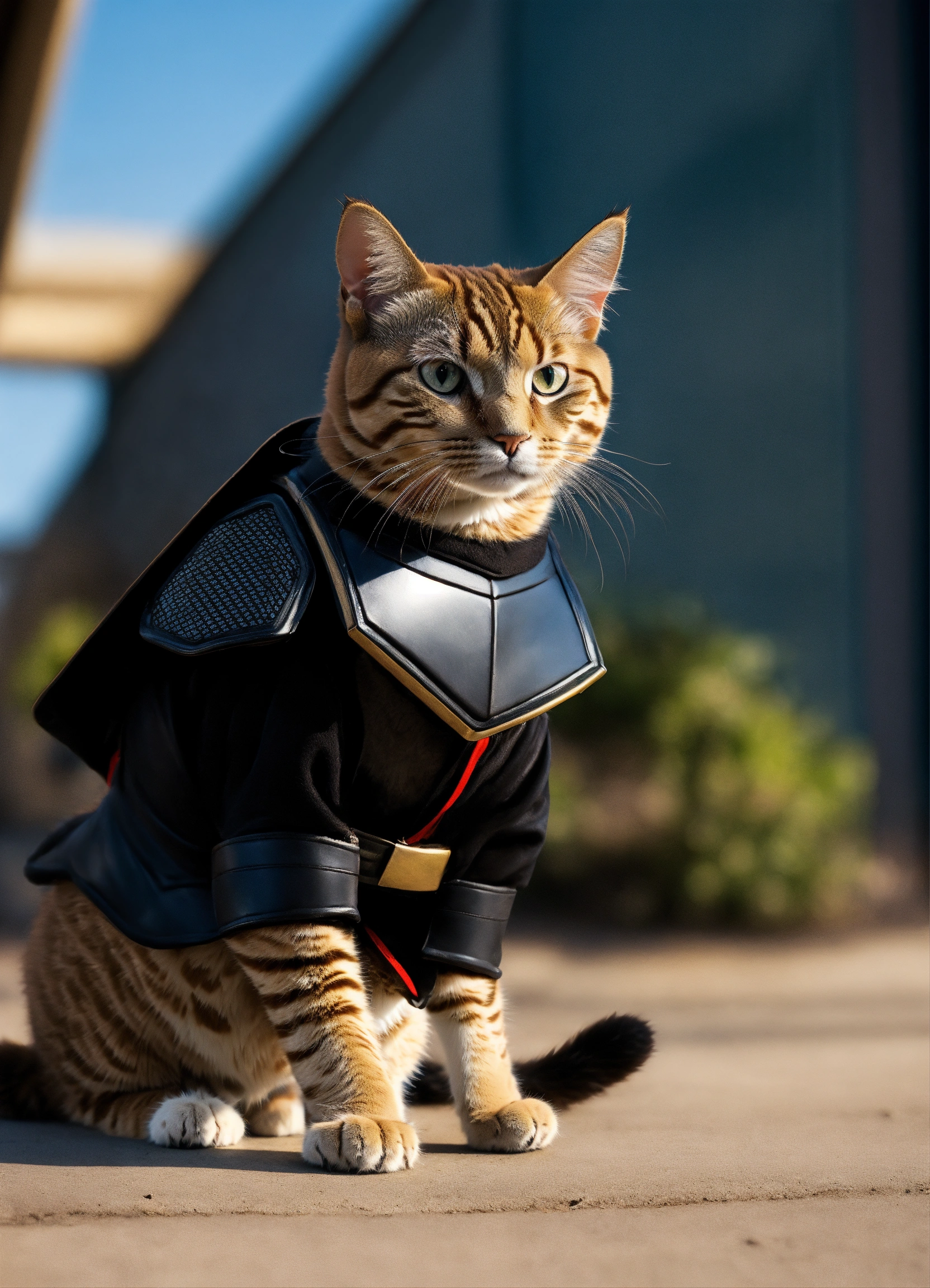 Lexica - Knight Rider cats, cosplay