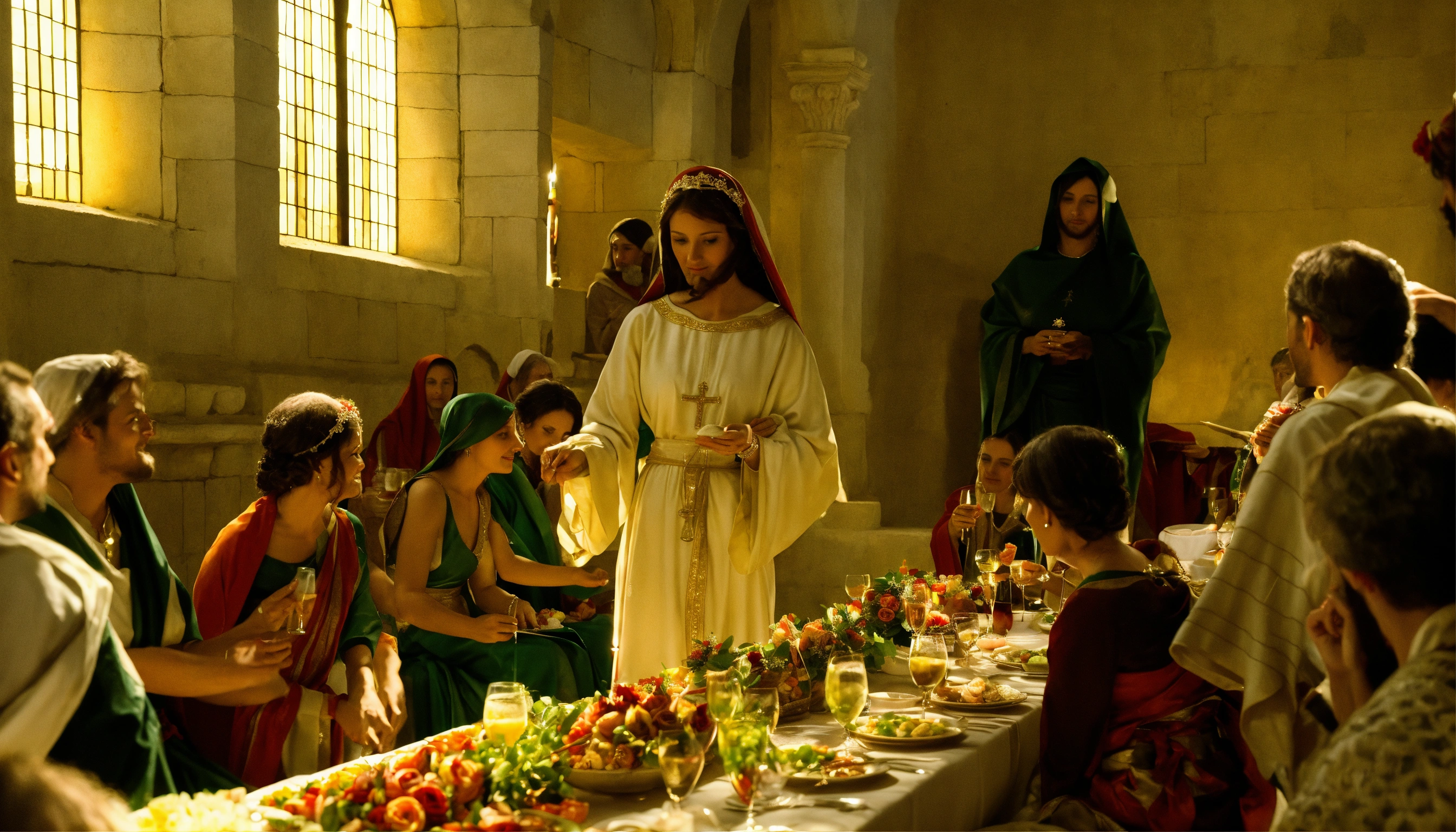 Lexica - Mary, the mother of Jesus, at a wedding feast at the wedding ...