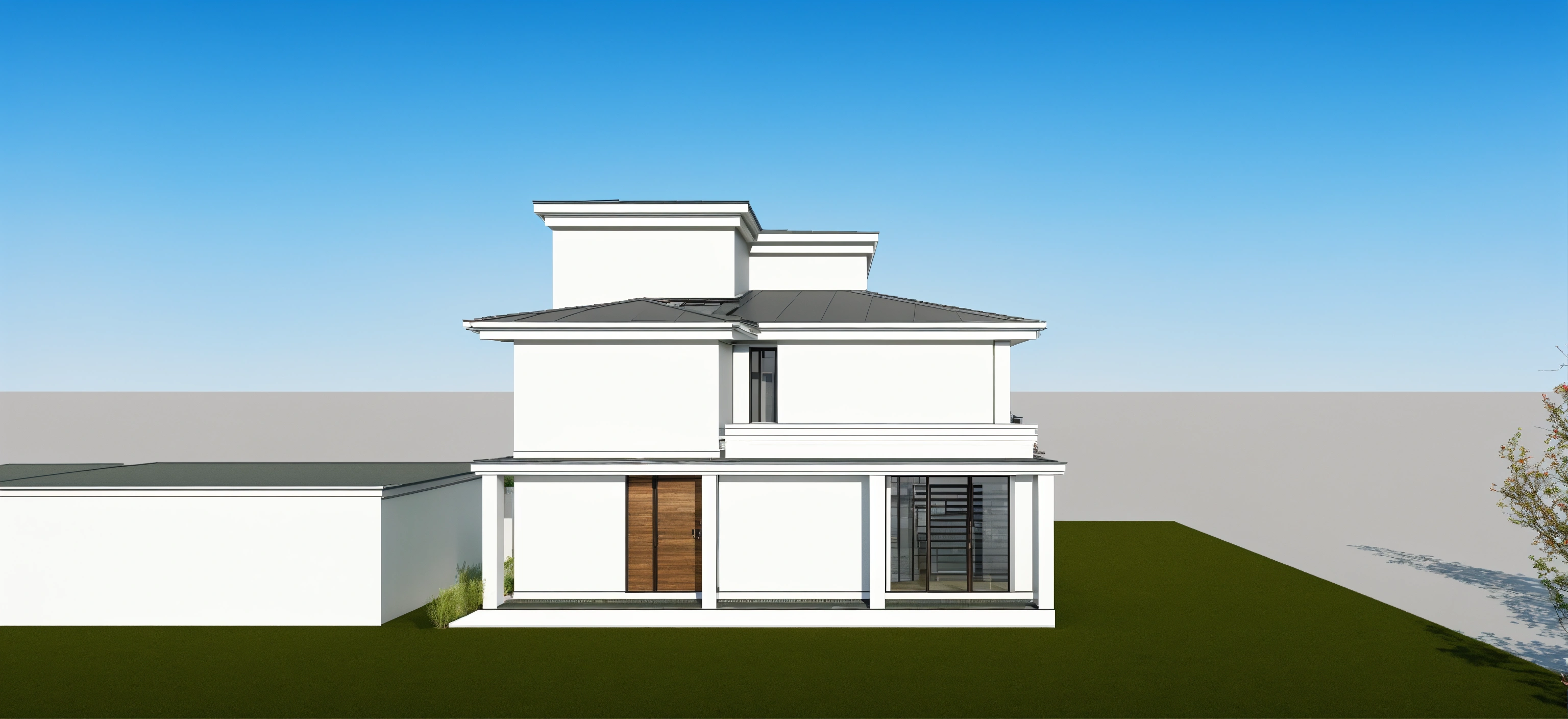 Lexica - Modern classic house based on uploaded photorealistic ...