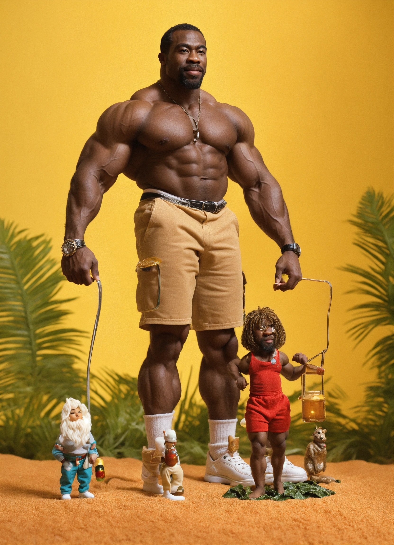 Lexica - 1 inch size Shrunk tiny shrinking micro Rapper Kali muscle ...