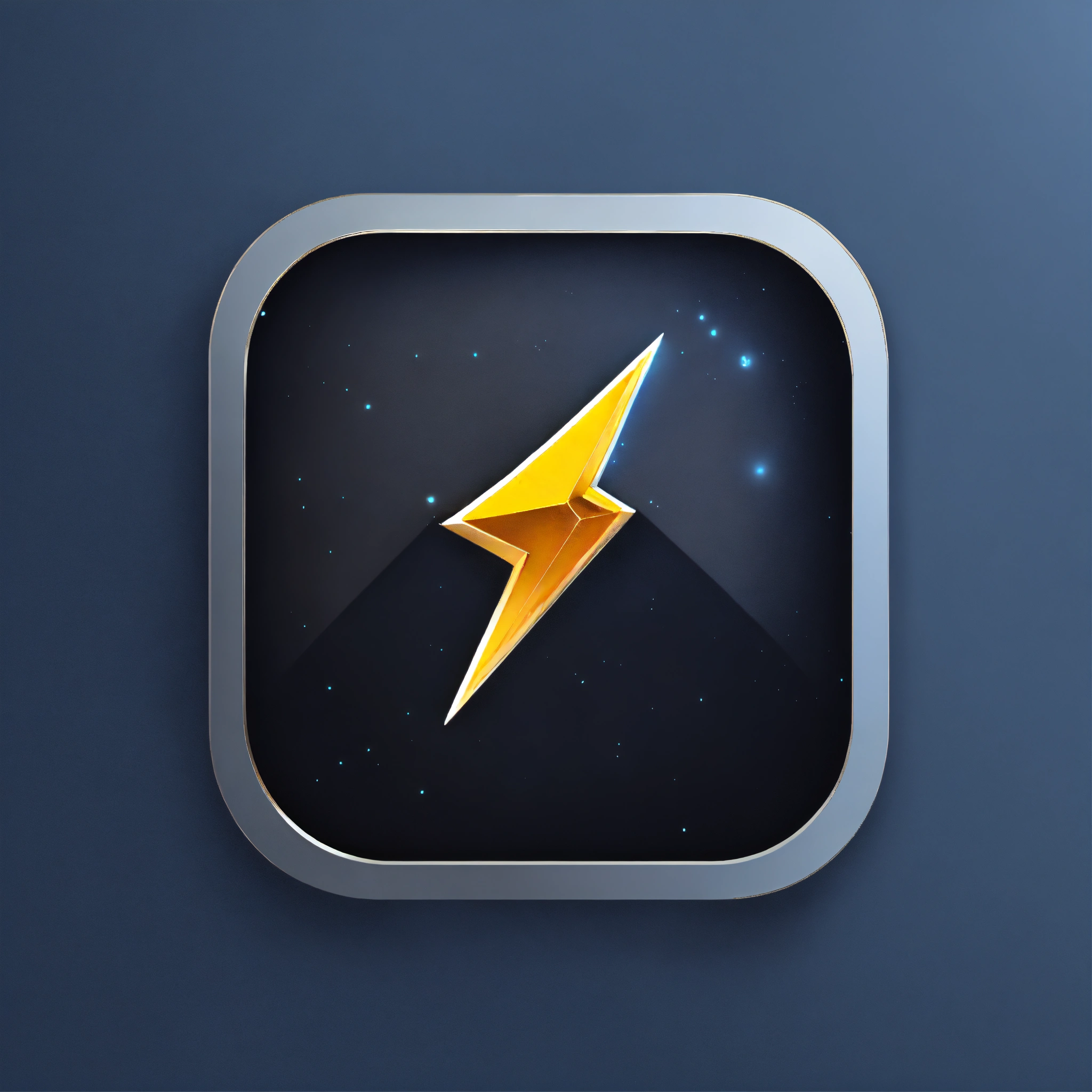 Lexica - Modern iOS app icon for Ethernet configuration, lighting bolt ...
