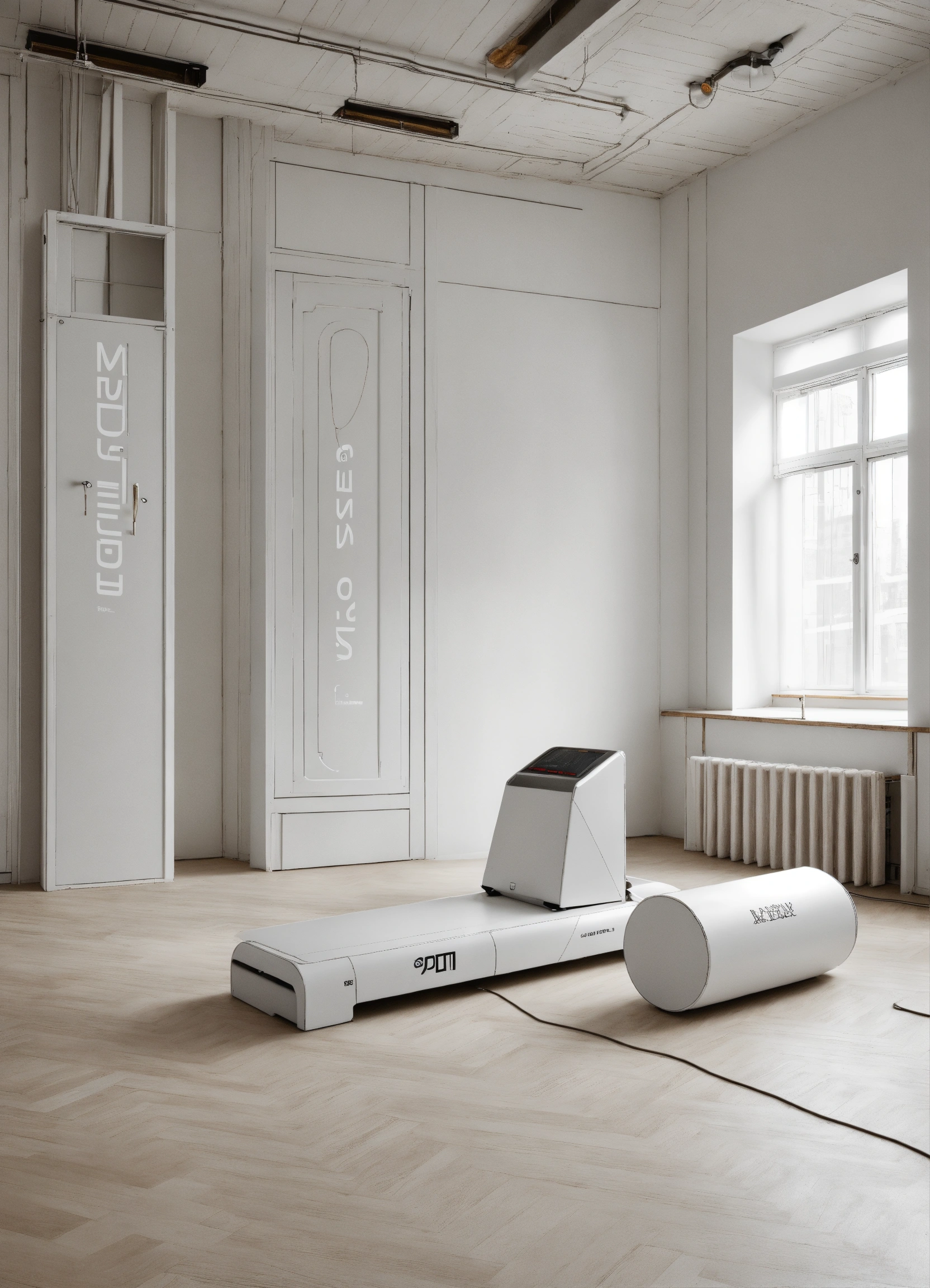 Lexica - Fitness ussr interior design minimalism white color