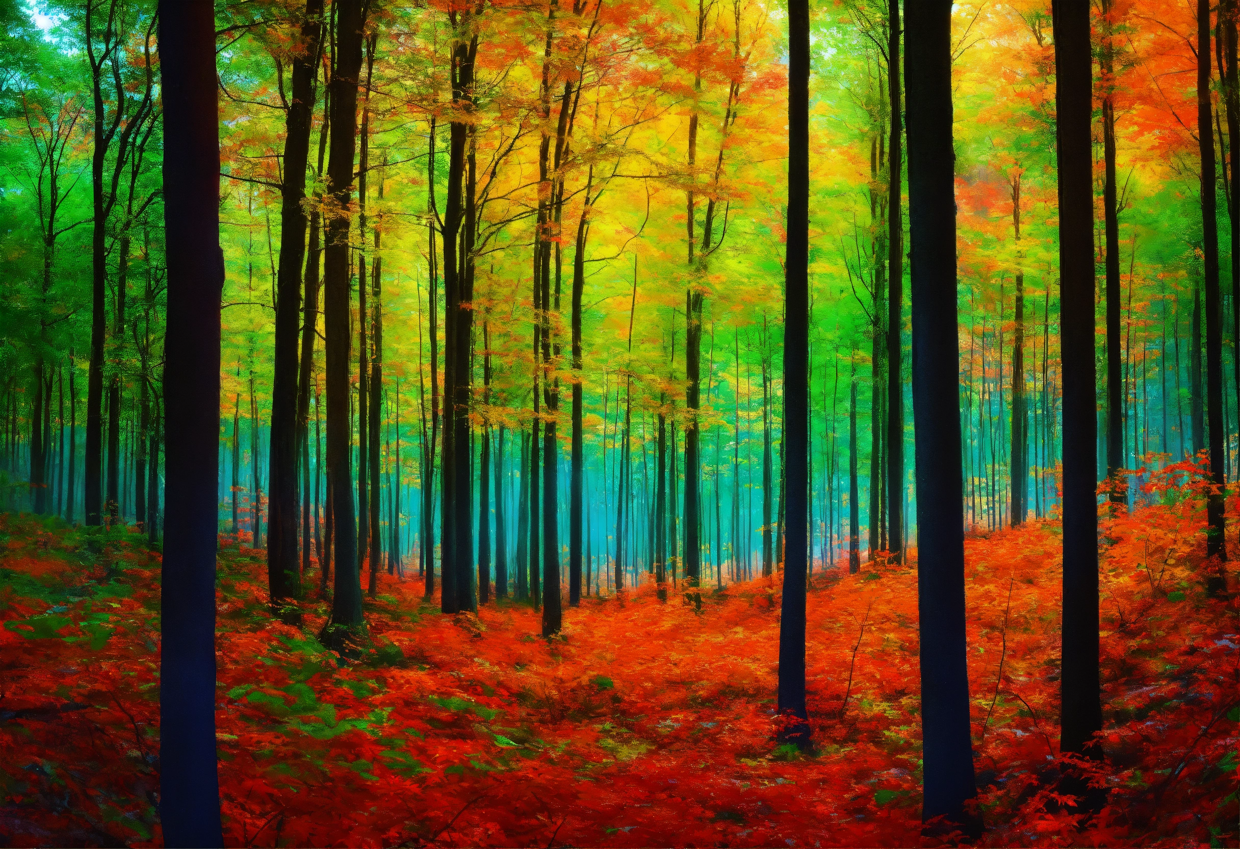 Lexica - Maple forest, abstract