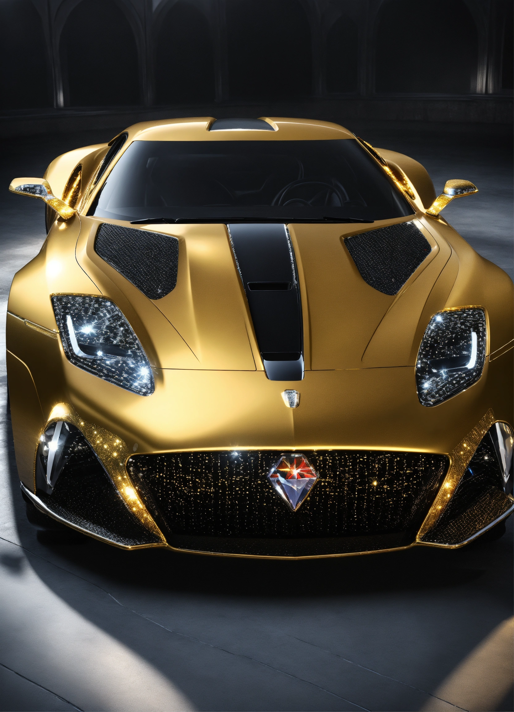 Lexica - Unknown super sport car, design with diamond, luxury design ...