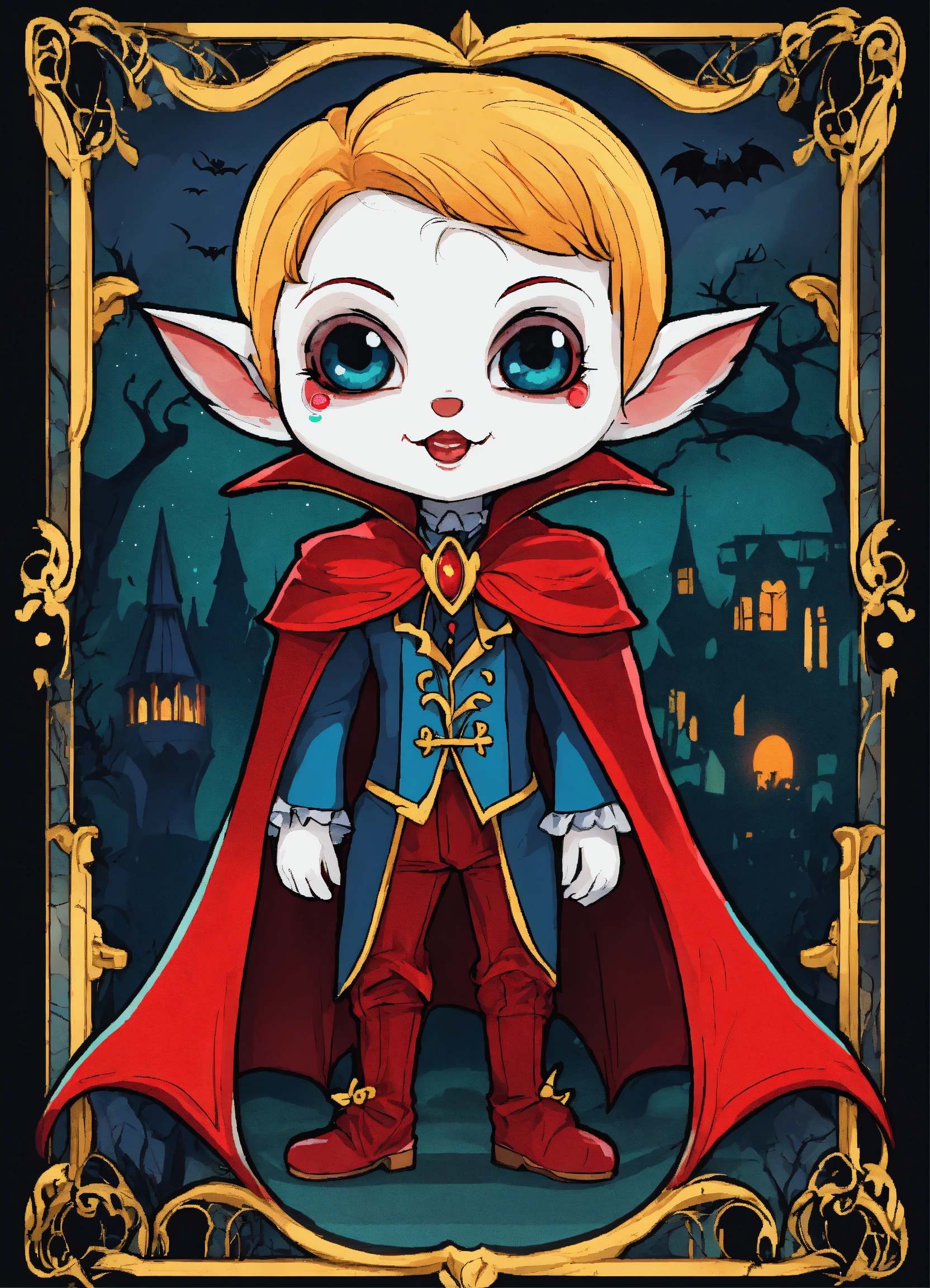 Lexica - Generate a cute VAMPIRE, INSANE EYE-CATCHING BOOK COVER ...